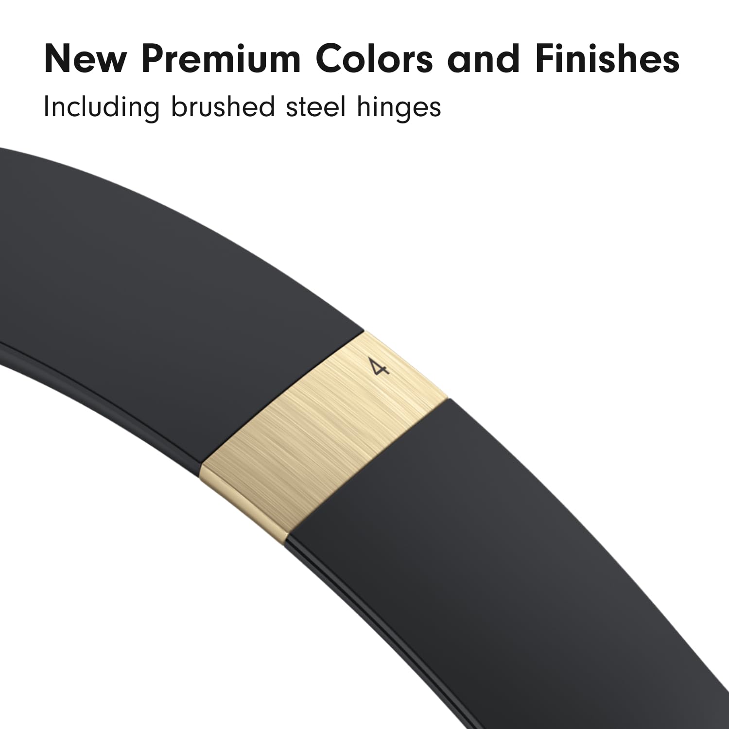 Beats Solo 4 Wireless Bluetooth On-Ear Headphones - 50H Battery, Apple & Android Compatible, Noise Isolation - Black & Gold Edition for Commuting, Workouts & Travel