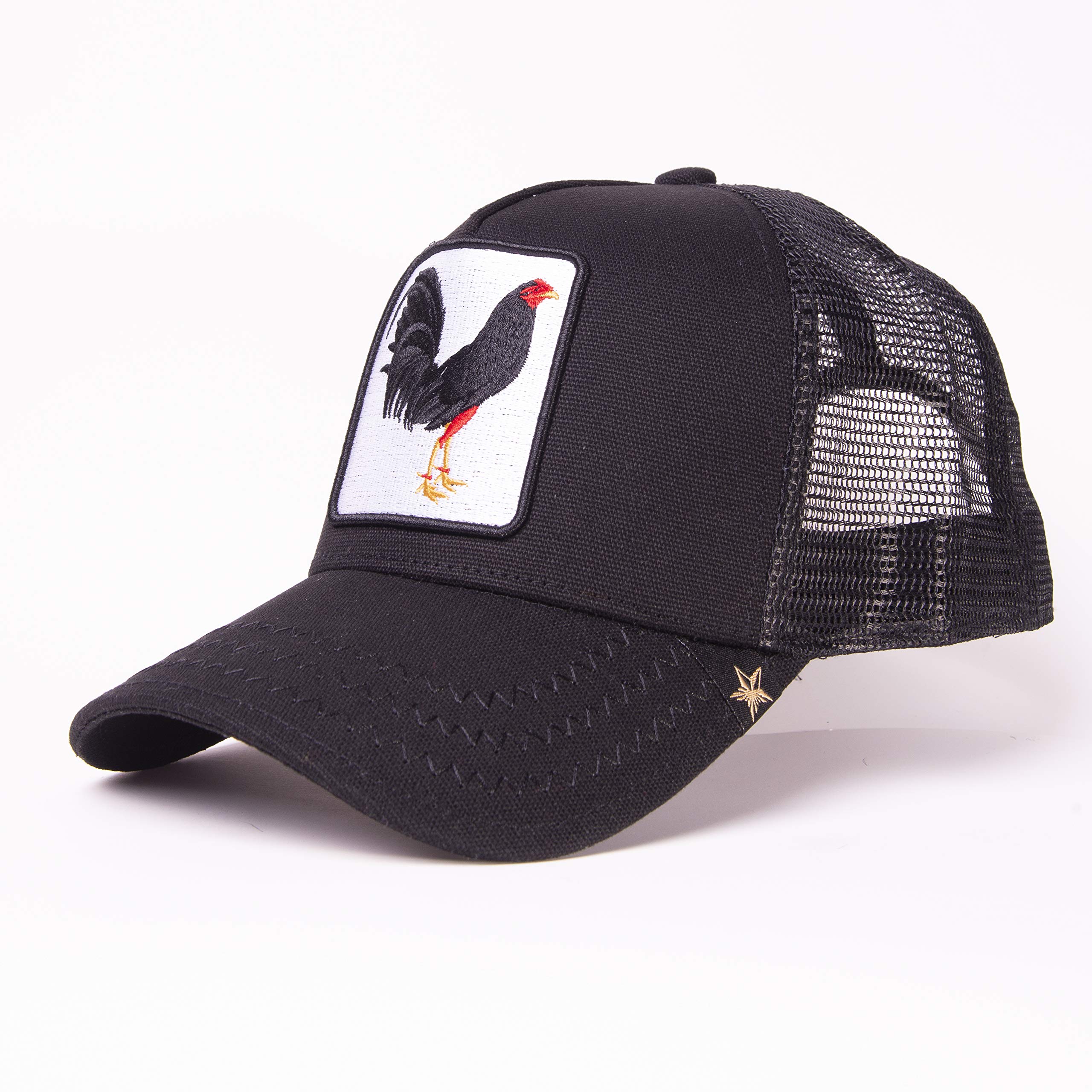Stylish Rooster Trucker Hat for Men & Women - Adjustable Snapback Cap for Outdoor, Fishing, Hiking & Casual Wear