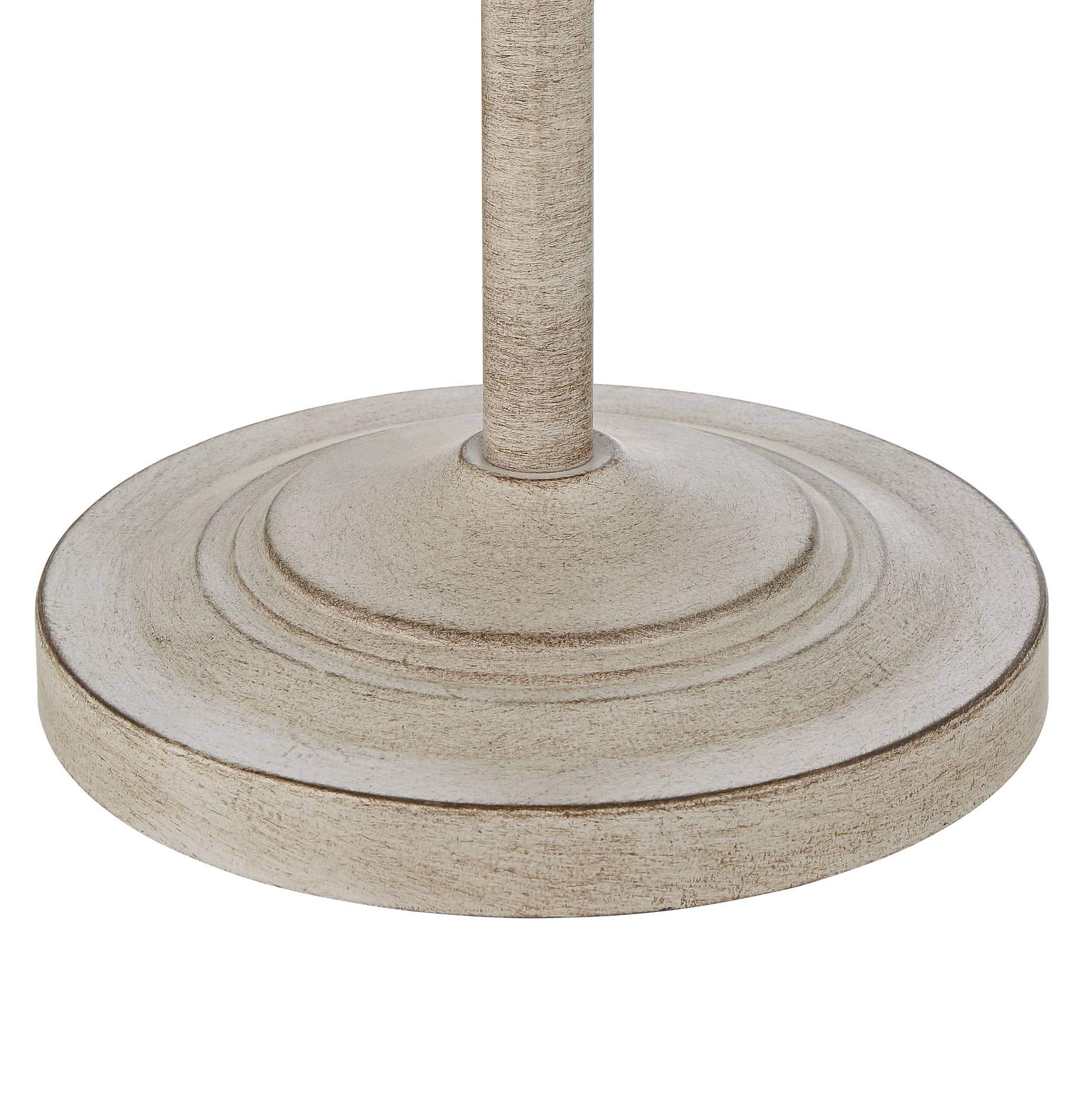 360 Lighting Carter Traditional 3-Piece Table & Floor Lamp Set - Beige Metal with Cream Fabric Tapered Drum Shade - Elegant Lighting for Living Room, Bedroom, Nightstand & Home Office - Perfect for Reading, Relaxation & Home Decor