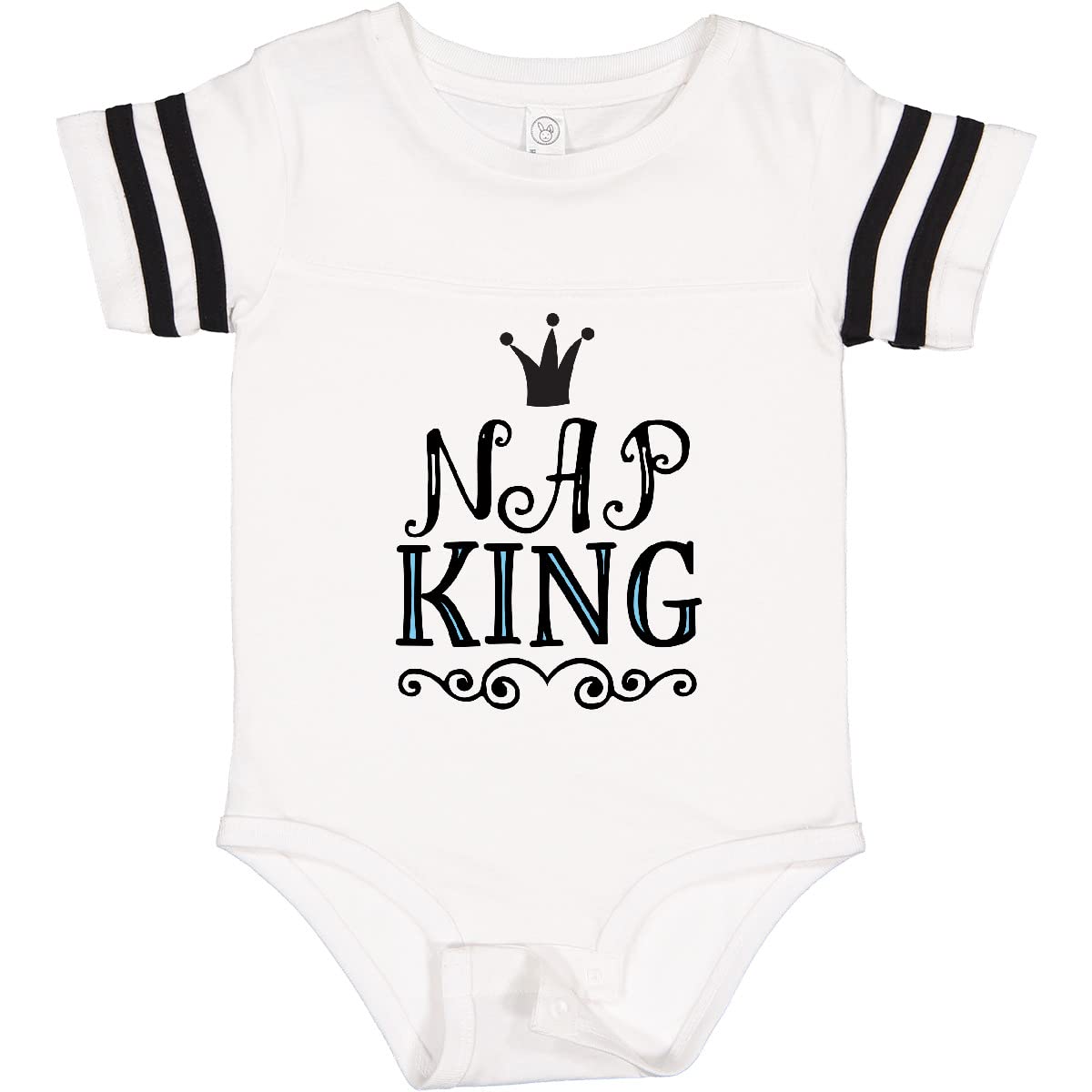 Inktastic Nap King Baby Boy Bodysuit - Soft Cotton Onesie for Newborns & Infants - Perfect for Playtime, Naps & Photo Shoots