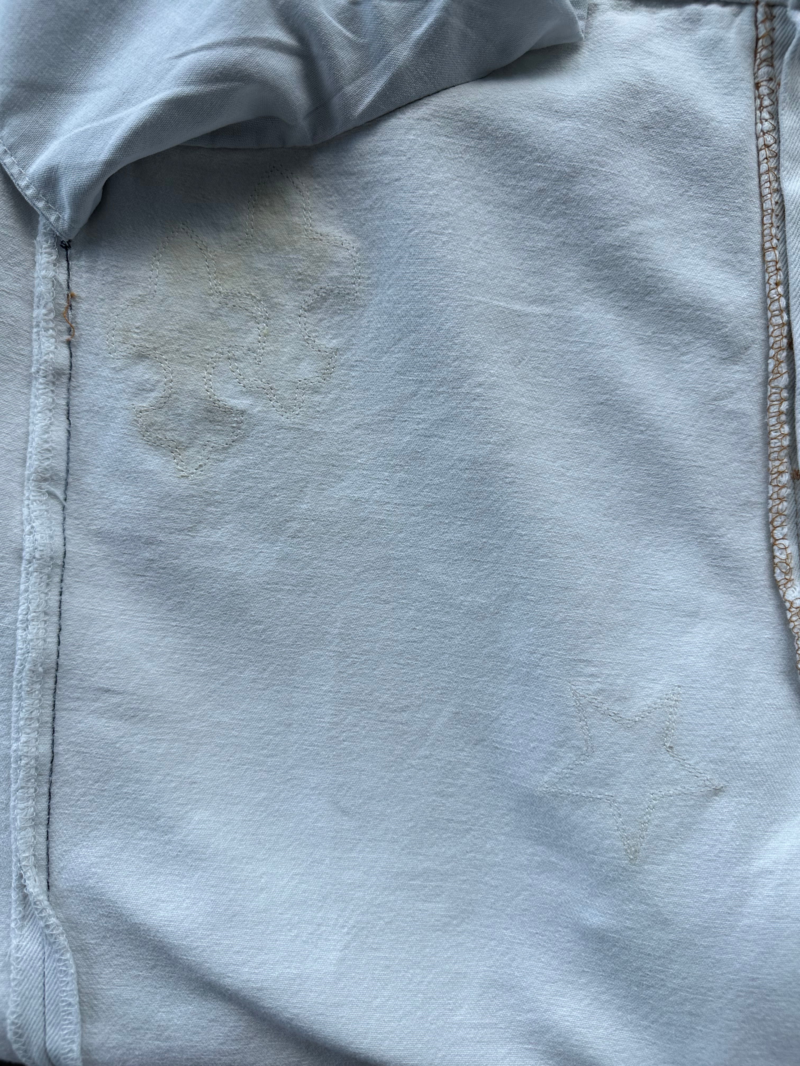 Chrome Hearts x Levi's White Mixed Patch St. Barth Exclusive Jeans - Limited Edition Designer Denim for Men & Women | Perfect for Streetwear, Luxury Fashion & Collector's Wardrobe