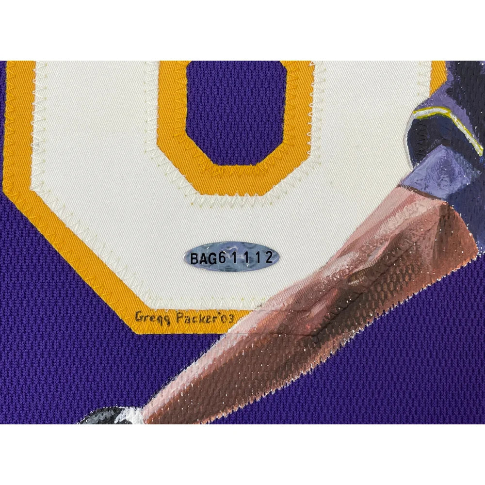 Kobe Bryant Autographed Lakers #8 Purple Nike Jersey - Framed with UDA Upper Deck COA - Perfect for Sports Memorabilia Collectors & Lakers Fans