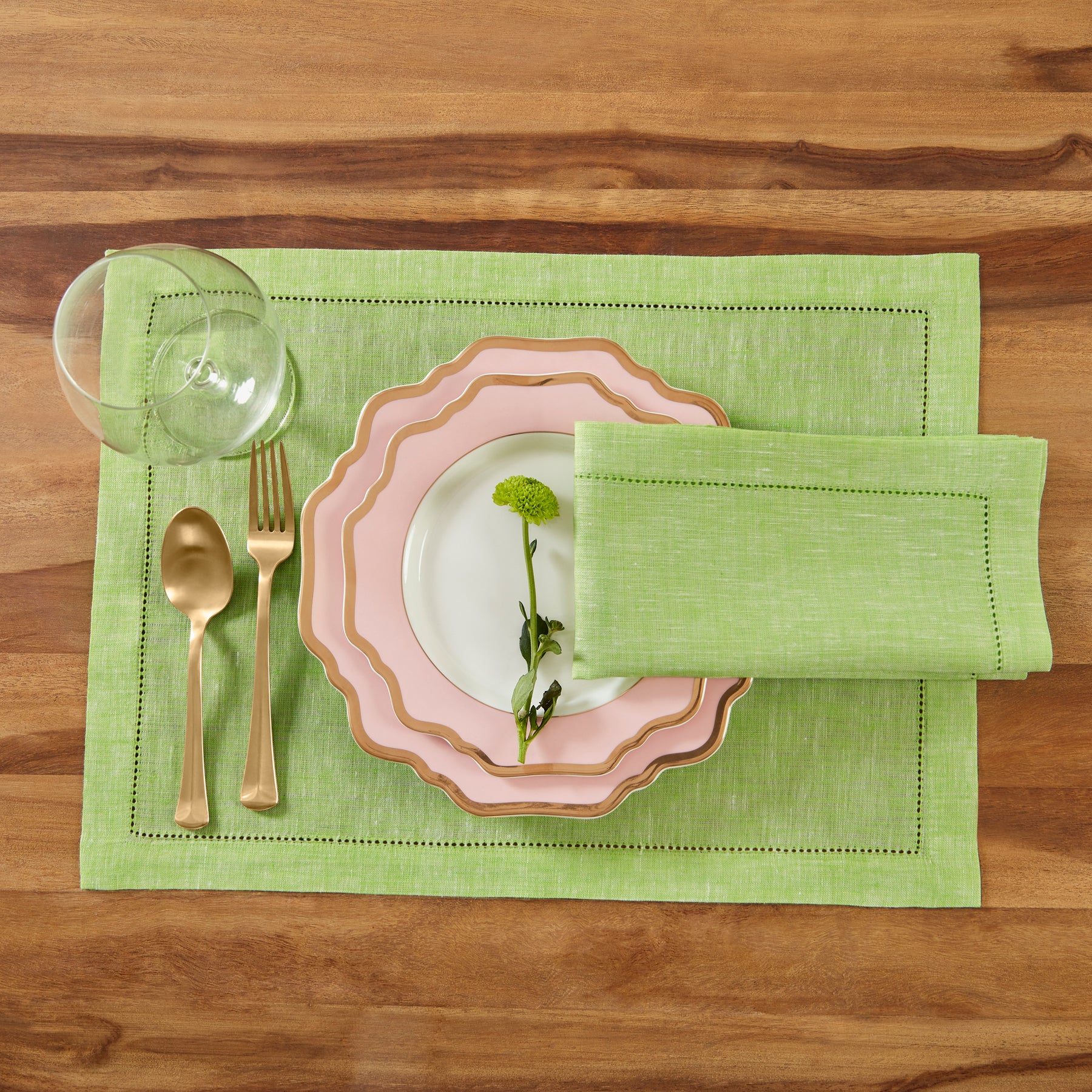 Premium Milan Placemats Set of 4 - Waterproof & Heat-Resistant Dining Table Mats for Kitchen, Dining Room, or Outdoor Use - Elegant Home Decor & Perfect for Dinner Parties, Holidays, and Everyday Meals