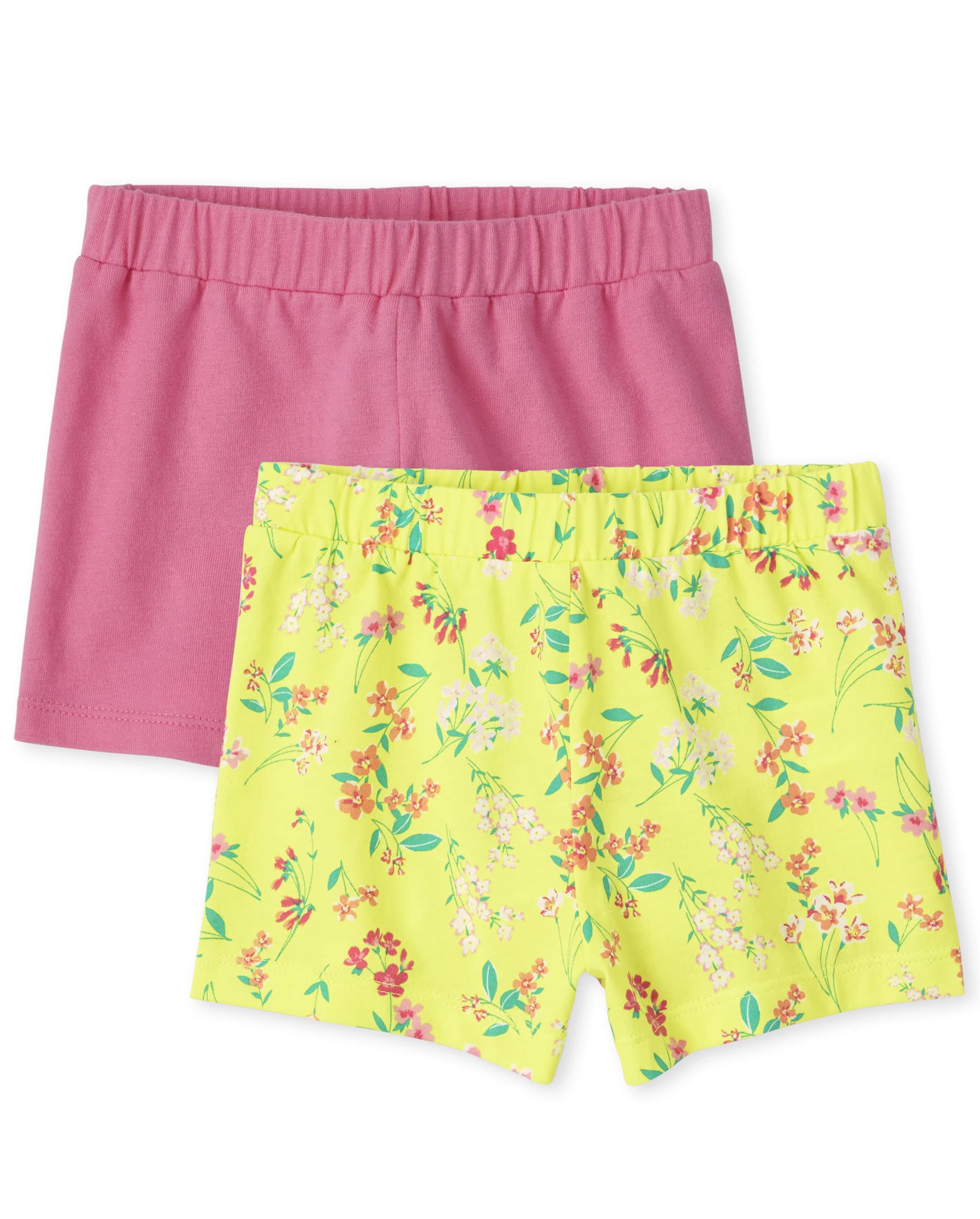 The Children's Place Baby & Toddler Girls' Summer Fashion Shorts - Soft Cotton Playwear for Daycare, Park & Beach Outfits