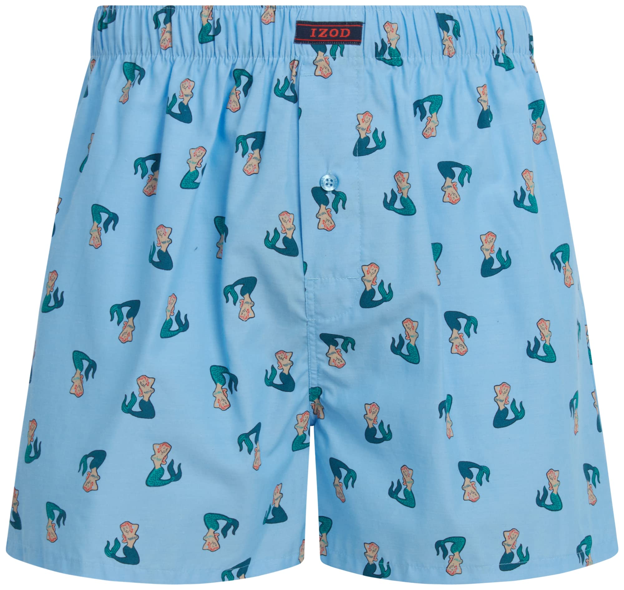 IZOD Men's Boxer Shorts 3-Pack - Lightweight Cotton Underwear with Functional Fly, Soft & Breathable Boxer Briefs for Men (S-XL) - Perfect for Everyday Wear, Workout & Travel