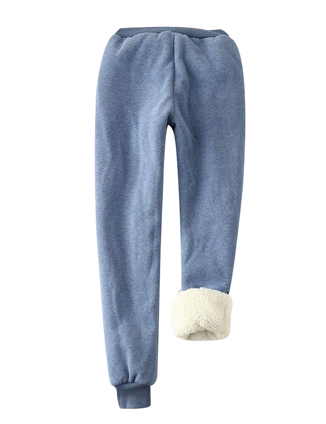 Snoly Women's Winter Fleece Sweatpants - Thermal Sherpa Lined Jogger Pants for Running, Yoga & Lounge - Candy Colors (Perfect for Cold Weather Workouts & Cozy Home Wear)