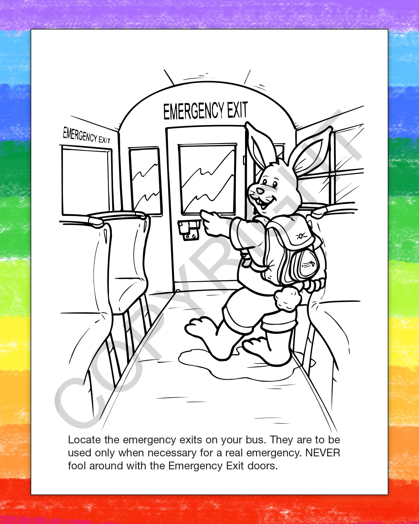 ZOCO Custom Educational Coloring Books - 250 Bulk Pack with Crayons | School Bus Safety Practice for Kids | Bus Driver Gifts | Fun Games, Puzzles & Activities | Perfect for Classrooms, Daycares & Homeschooling
