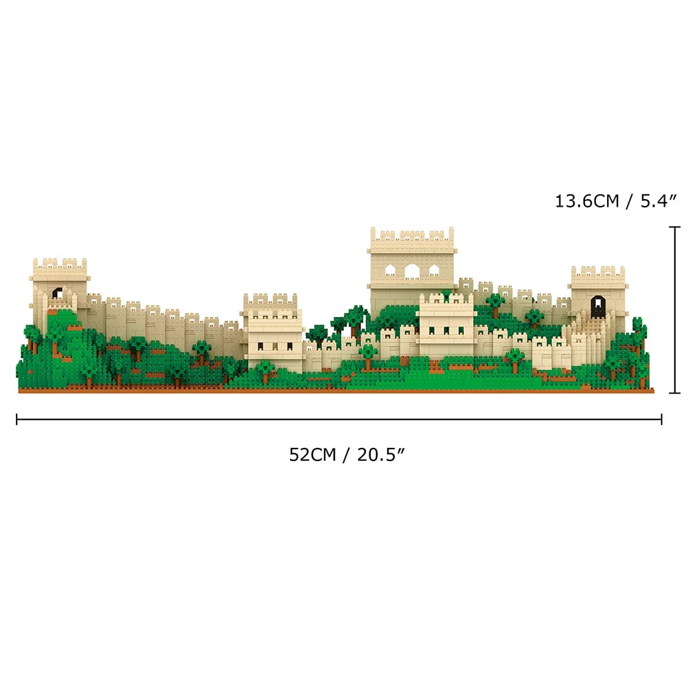 Great Wall of China Building Blocks Set (4114Pcs) - Famous World Architecture Educational Toy, Micro Bricks for Kids & Adults - Perfect for STEM Learning, Creative Play & Home Decor