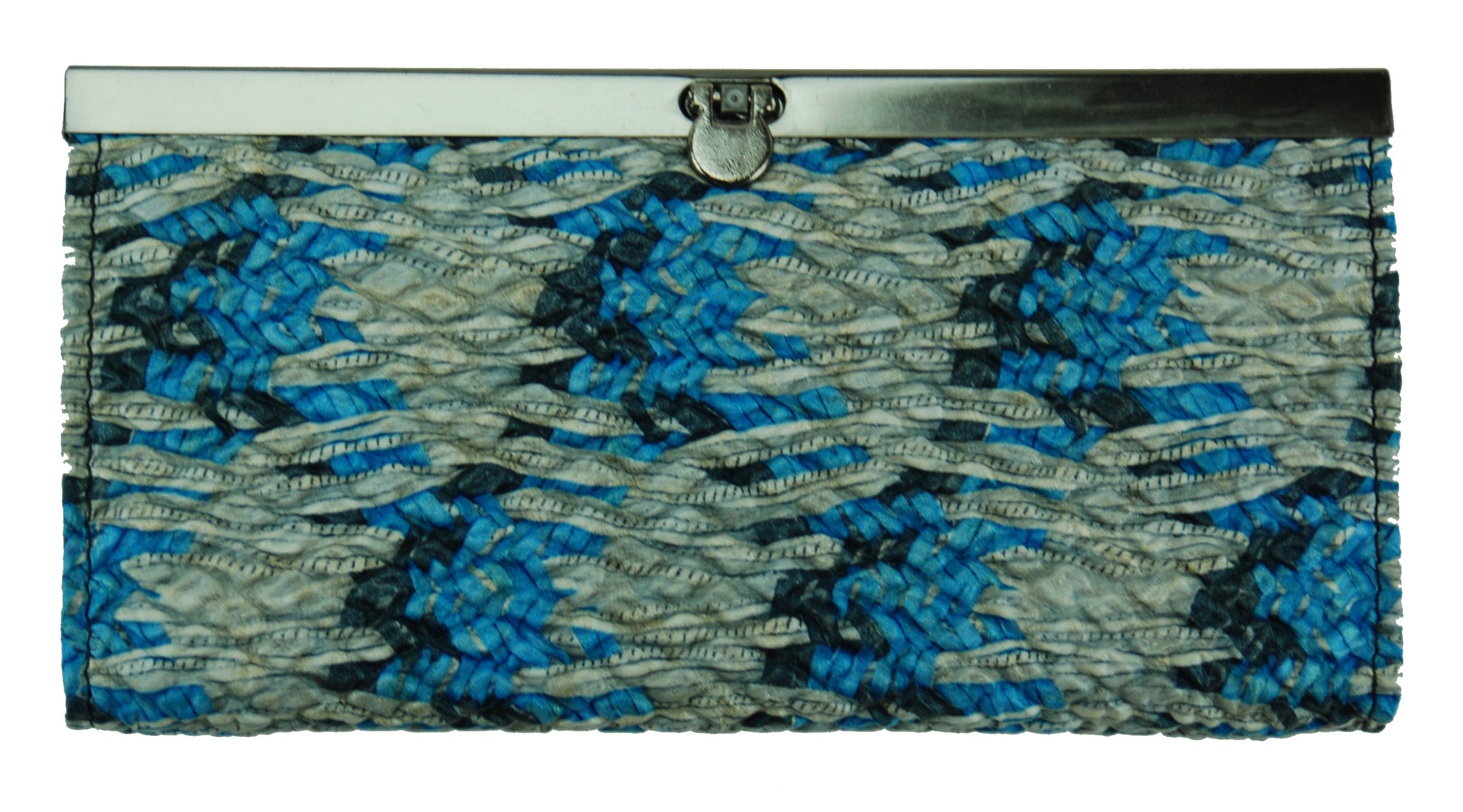 MARSHAL Women's Clutch Wallet - Twin Colored Weave Design Fashionable Small Purse for Evening Parties, Date Nights & Special Occasions