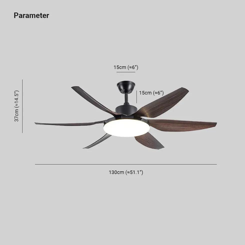 Modern White Ceiling Fan with Light - Minimalist Design for Living Room, Bedroom & Office - Energy Efficient & Quiet Operation