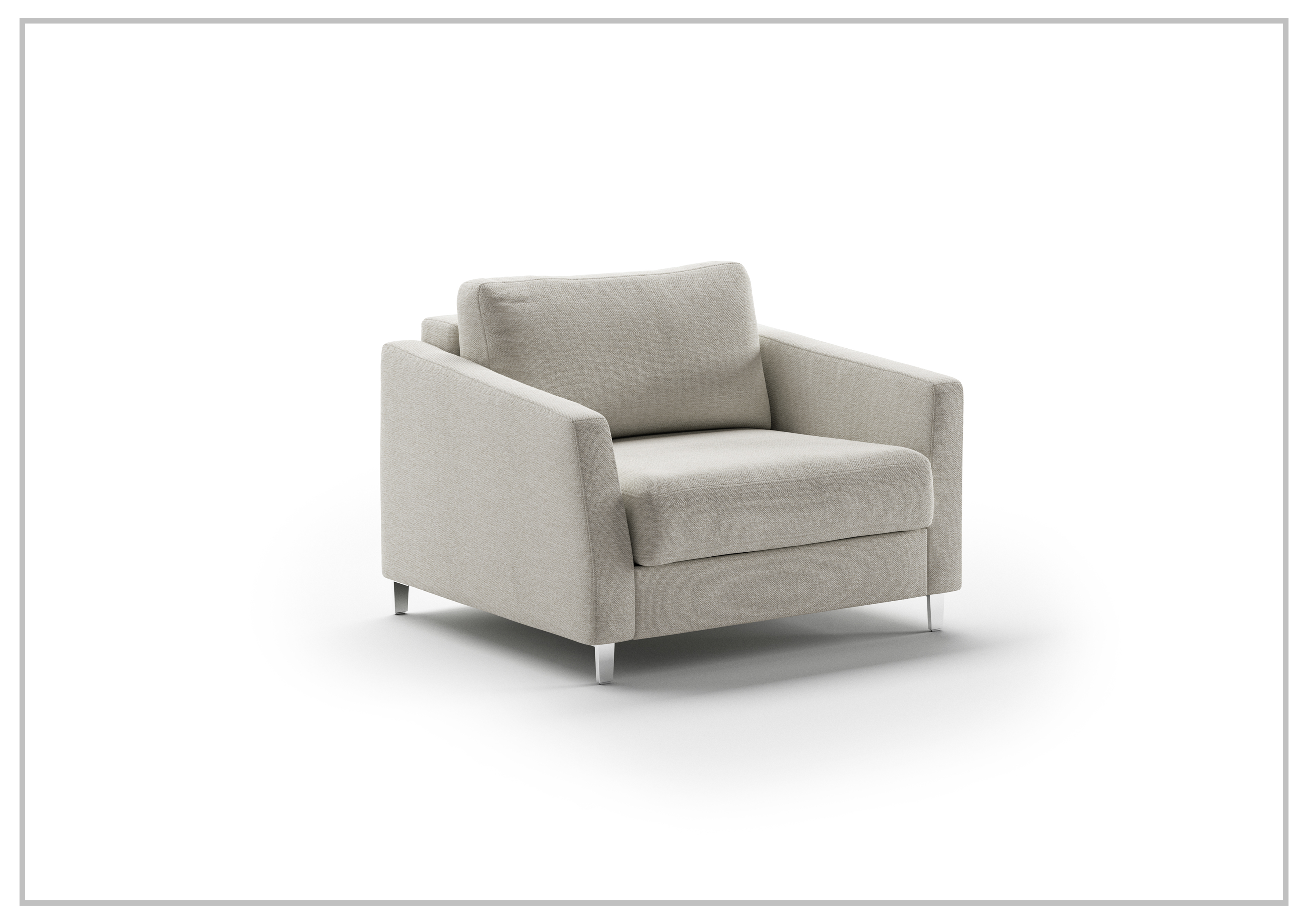 Luonto Monika Fabric Chair Cot Sleeper Sofa Bed - Convertible 3-in-1 Furniture for Small Spaces | Multiple Color Options | Perfect for Guest Rooms, Apartments & Dorm Rooms