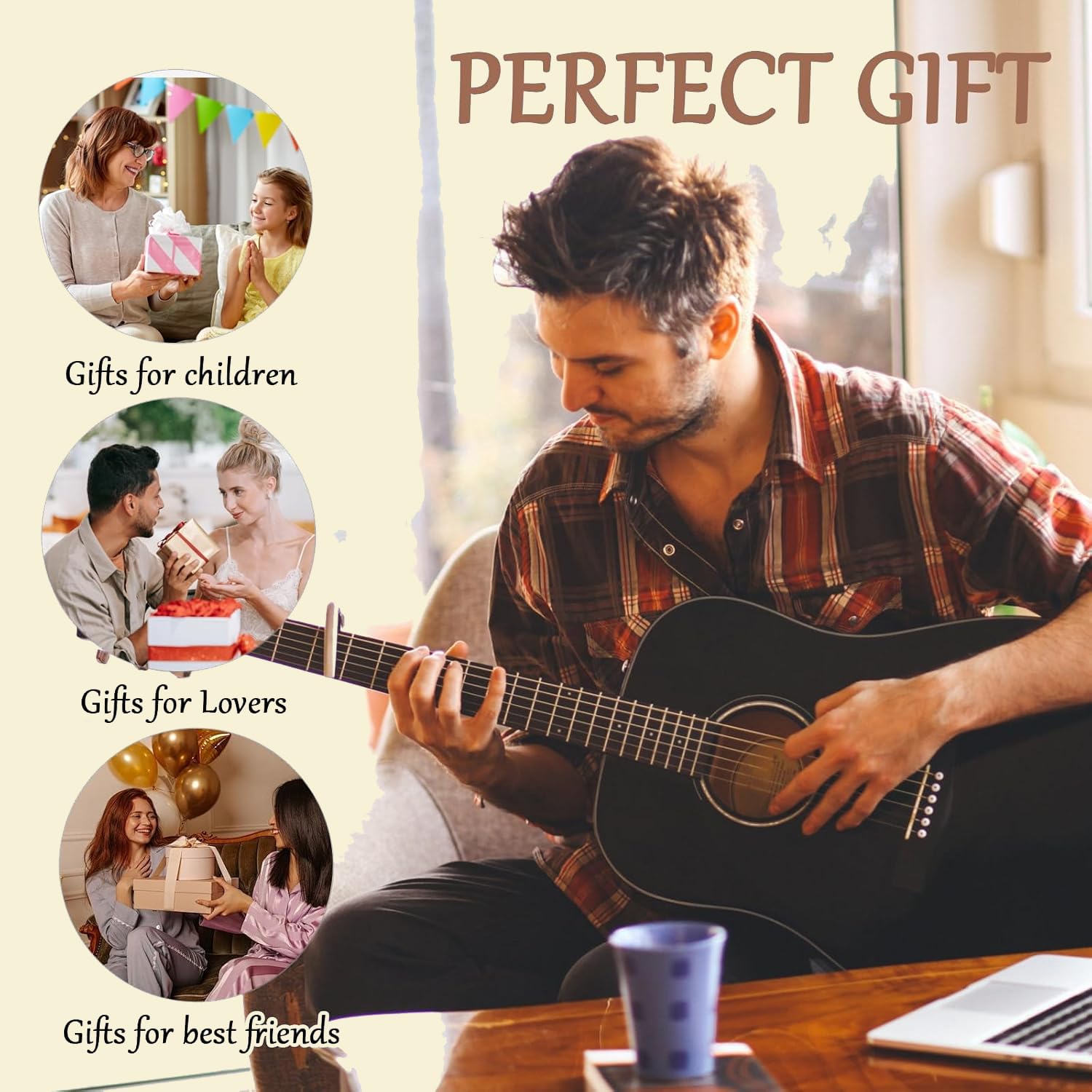 **Premium Wooden Guitar Pick Box with Stand - 3 Unique Engraved Plectrums Included | Compact Storage Case for Acoustic, Electric, Bass & Ukulele Players | Perfect Gift for Musicians & Guitar Lovers**    *(Use: Organize picks neatly on your desk, music studio, or gig bag - ideal for practice, performances, and collector displays!)*