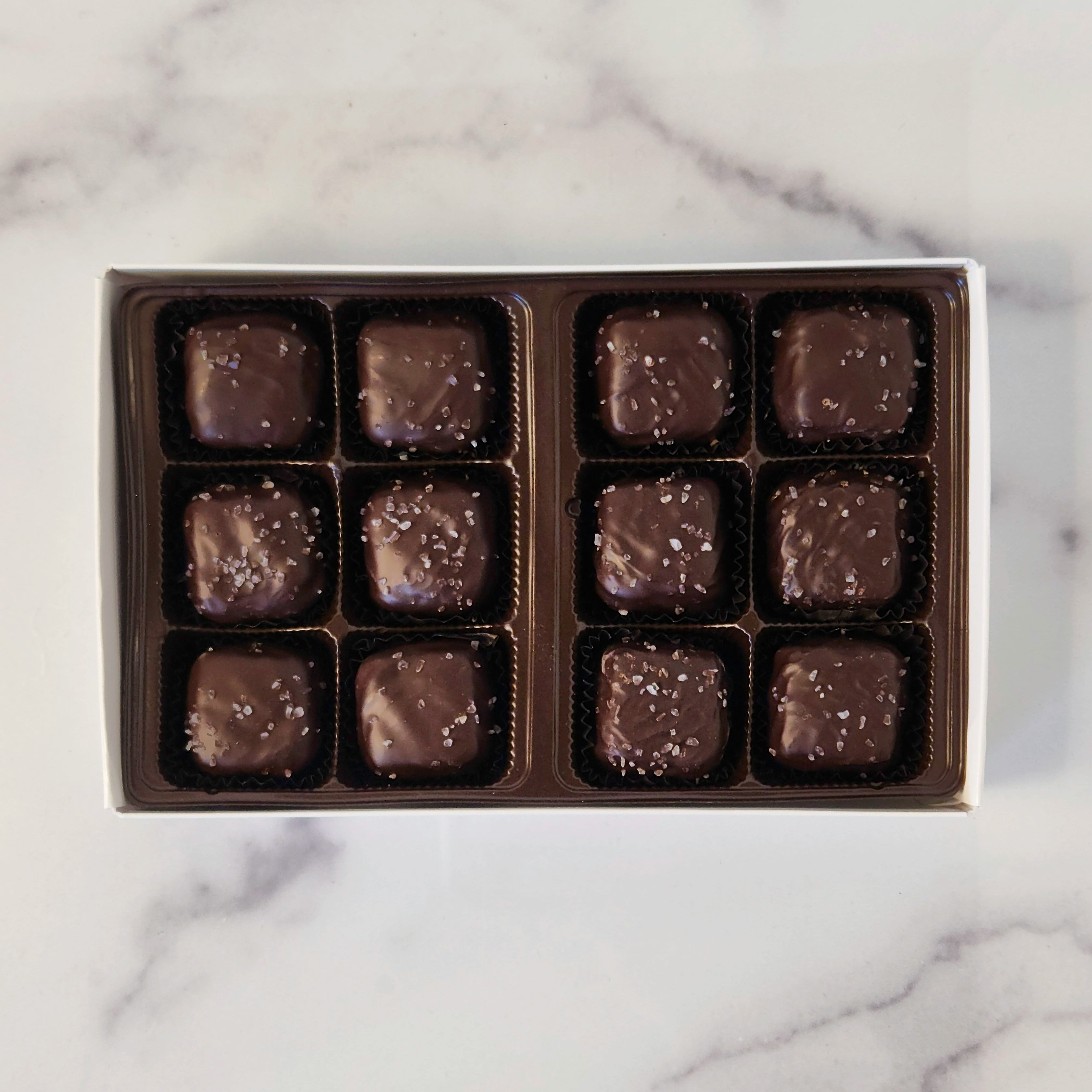 Delicious Sea Salt Caramel Candy Assortment - Gourmet Chocolate Treats for Gifts, Parties & Dessert Lovers