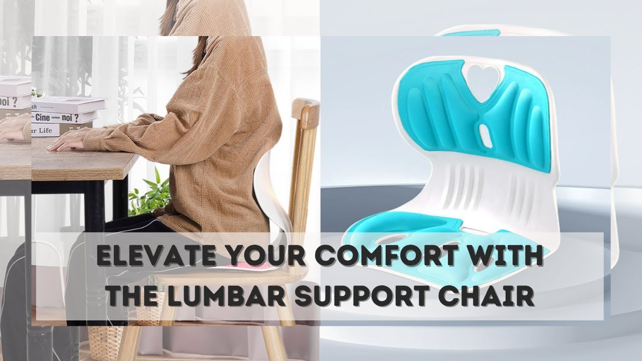 POSTURE PRO LUMBAR SUPPORT ULTIMO - Premium Ergonomic Back Support Cushion for Office Chairs & Car Seats - Relieve Lower Back Pain - Ideal for Home, Office & Long Driving (Regular $199.99, Now $99.99)