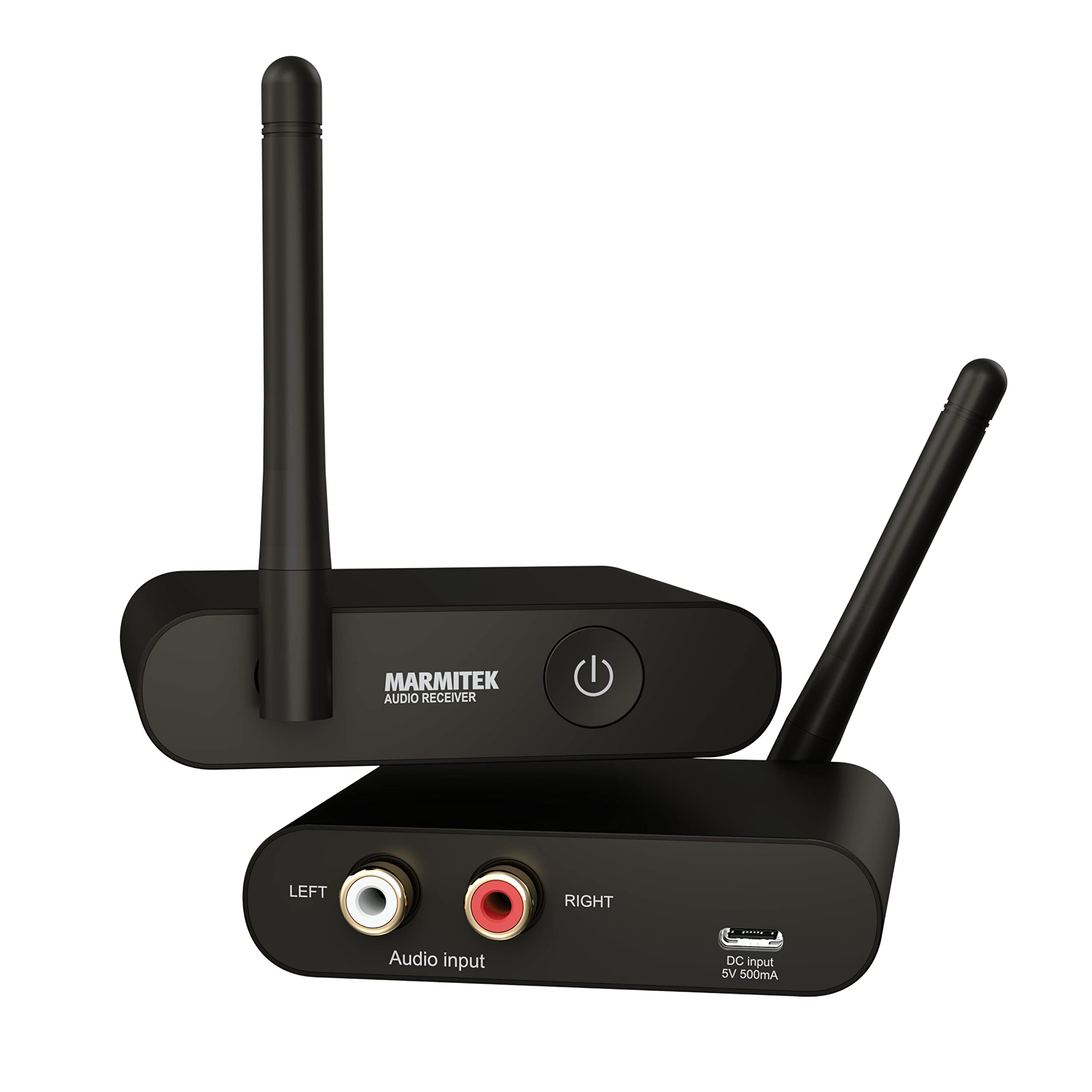 Marmitek WA300 Wireless Audio Transmitter with 3.5mm Jack - Stream Music from Phone, TV, PC to Wireless Speakers - Perfect for Home Theater, Gaming & Outdoor Parties
