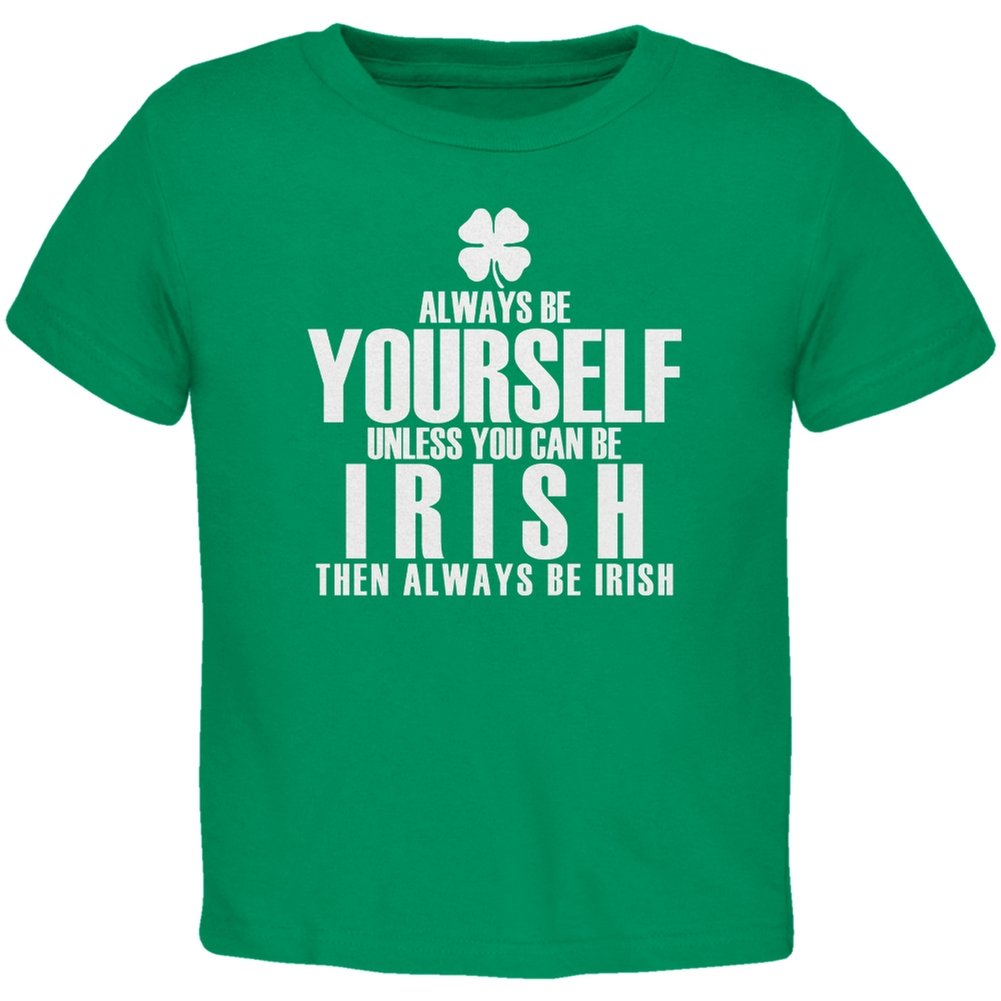 St. Patrick's Day Irish Clover Green Toddler T-Shirt - Cute Shamrock Outfit for Babies & Kids - Perfect for St. Paddy's Day Celebrations, Parades & Family Photos