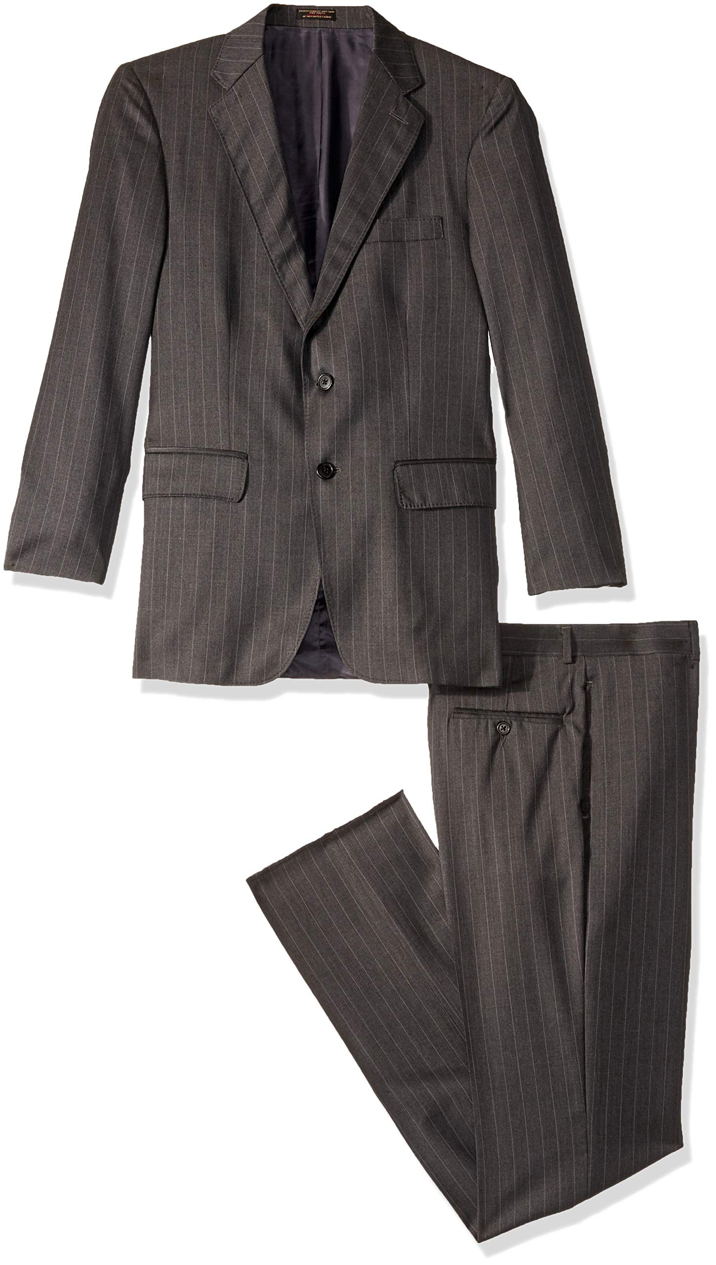 Palm Beach Men's Braxton Suit - Classic Slim Fit Business Suit for Weddings, Office & Formal Events | Premium Wool Blend | Tailored Fit Blazer & Pants Set
