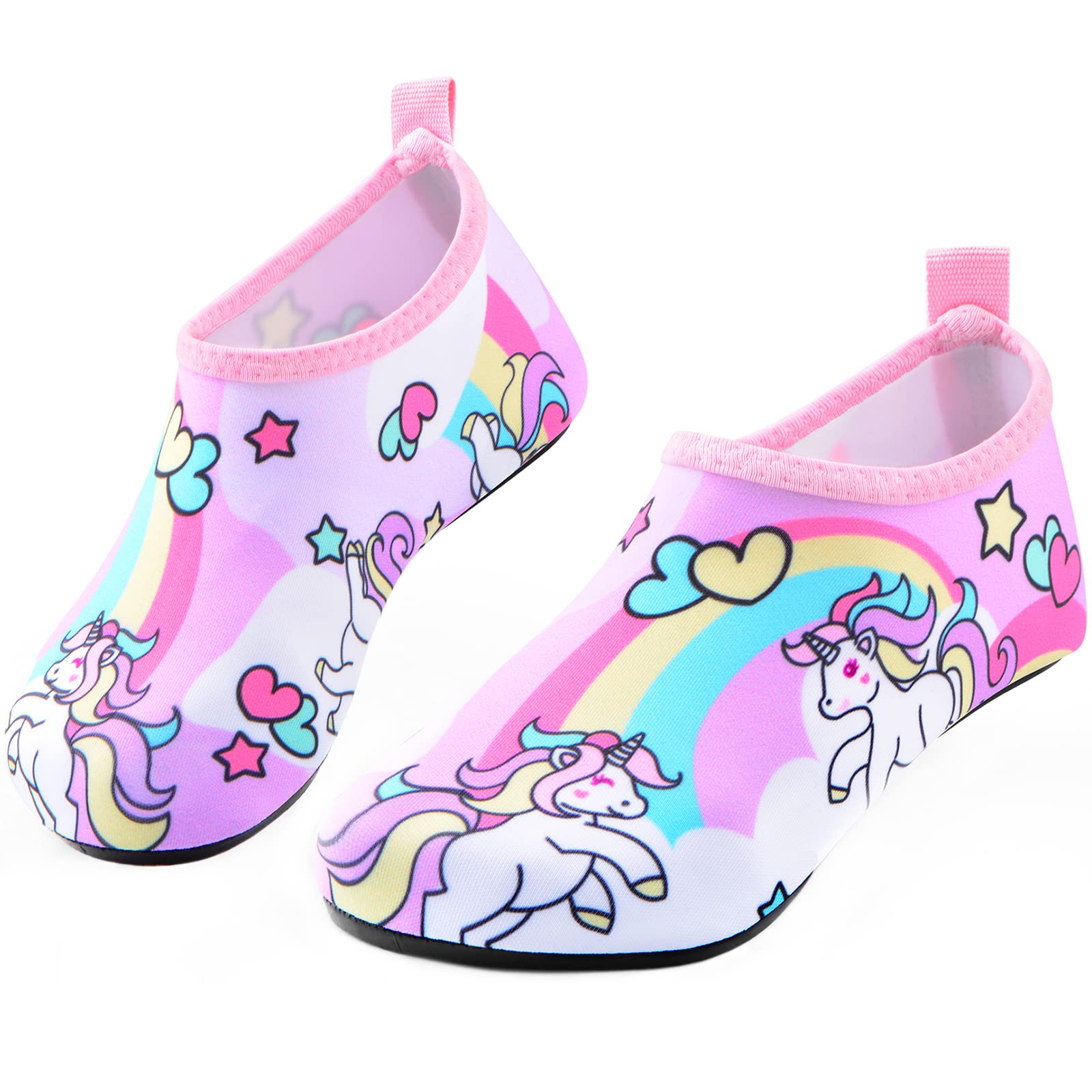 **Sunnywoo Kids Water Shoes for Boys & Girls - Quick Dry, Non-Slip Barefoot Swim Shoes for Toddlers - Perfect for Beach, Pool, and Outdoor Water Sports**