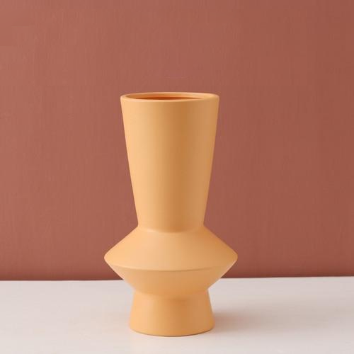 Vibrant Ceramic Flower Vase for Home Decor - Perfect for Fresh Cut Flowers, Centerpieces, and Wedding Table Arrangements