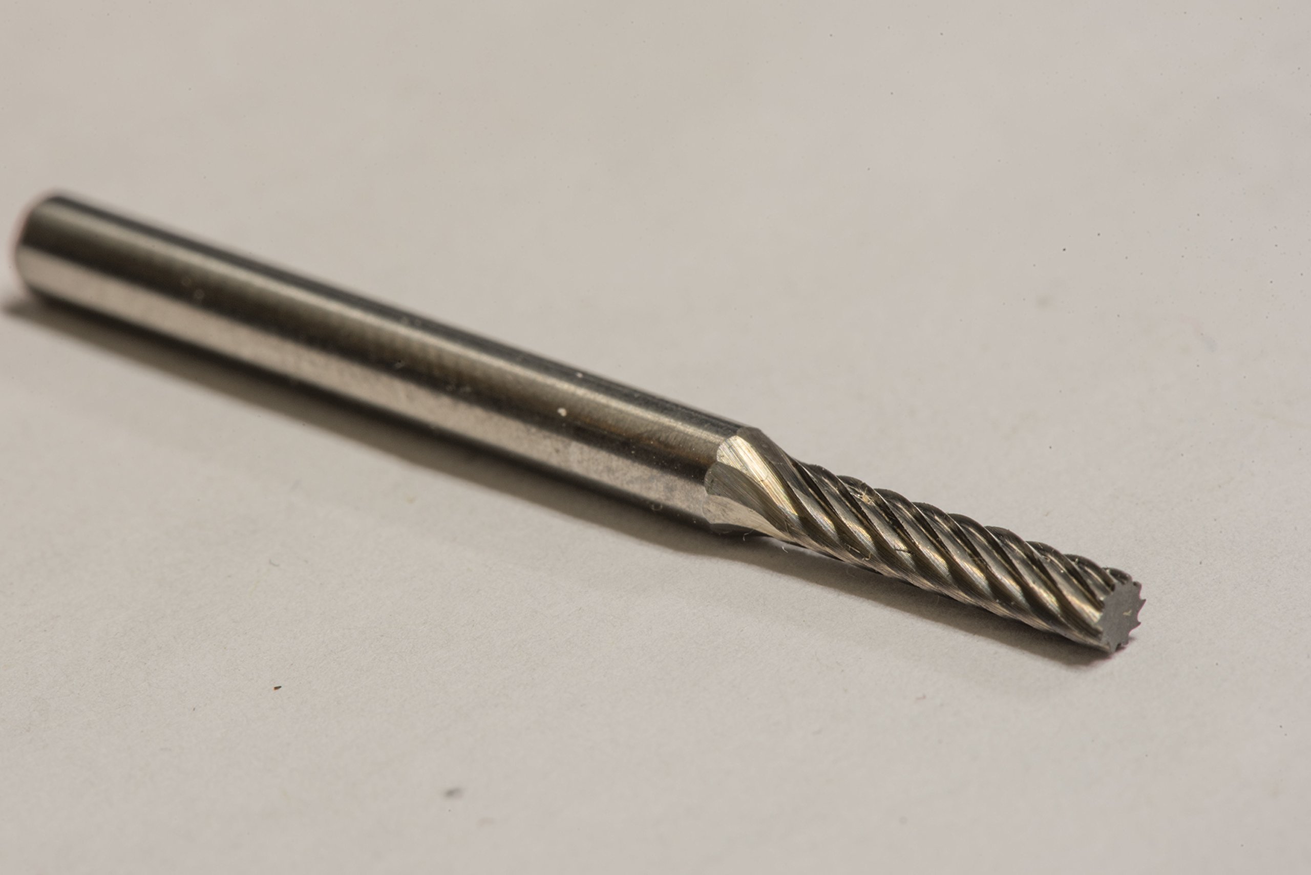 SA-42 Single Cut Solid Carbide Burr Die Grinder Bit 3/32