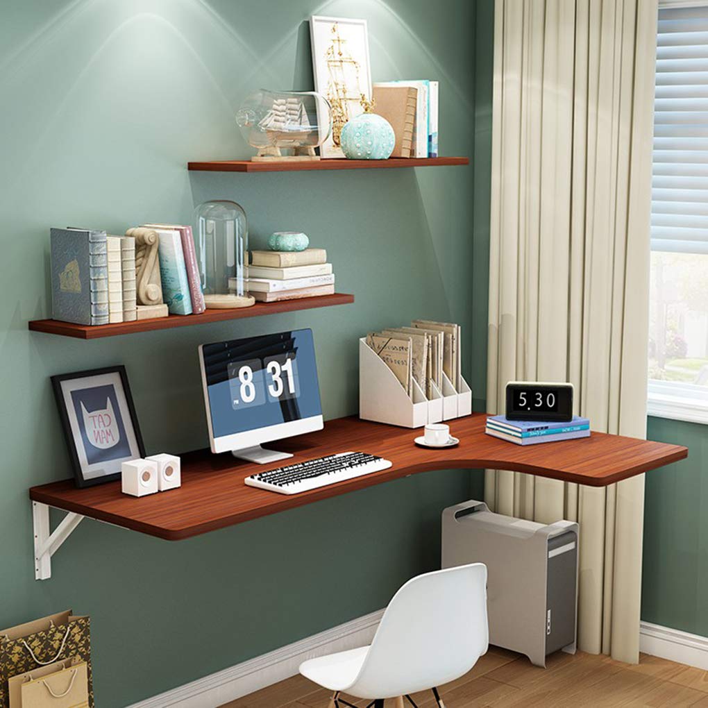 Foldable Wall-Mounted Corner Table - Space Saving Multifunctional Folding Desk for Dining, Study & Office Work | Perfect for Small Apartments, Dorms & Home Offices | Size Options Available