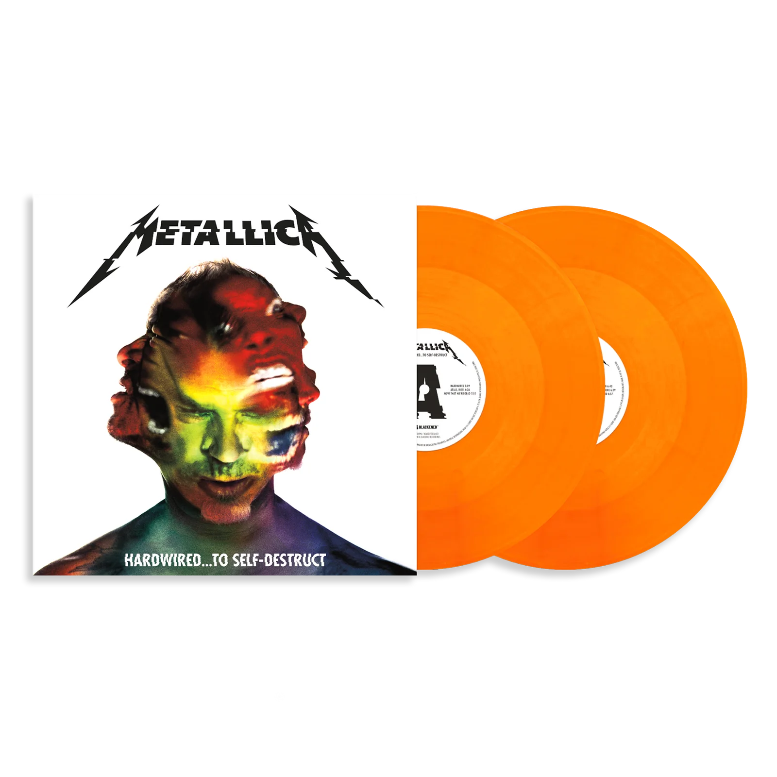 Metallica Hardwired... To Self-Destruct Limited Edition 'Flame Orange' Vinyl 2LP Record - Perfect for Rock Music Collectors & Vinyl Enthusiasts