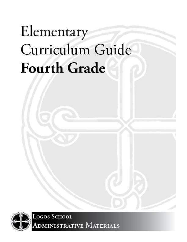 4th Grade Elementary Curriculum Guide - Digital Download for Homeschooling & Classroom Teaching