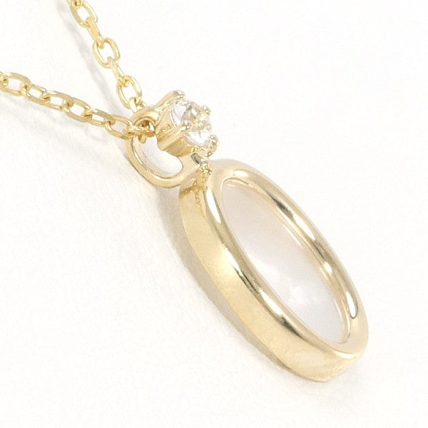 10K Yellow Gold Shell Pendant Necklace with Natural Stone - Elegant Beach Jewelry for Women, Perfect for Summer Vacations & Boho Style Outfits