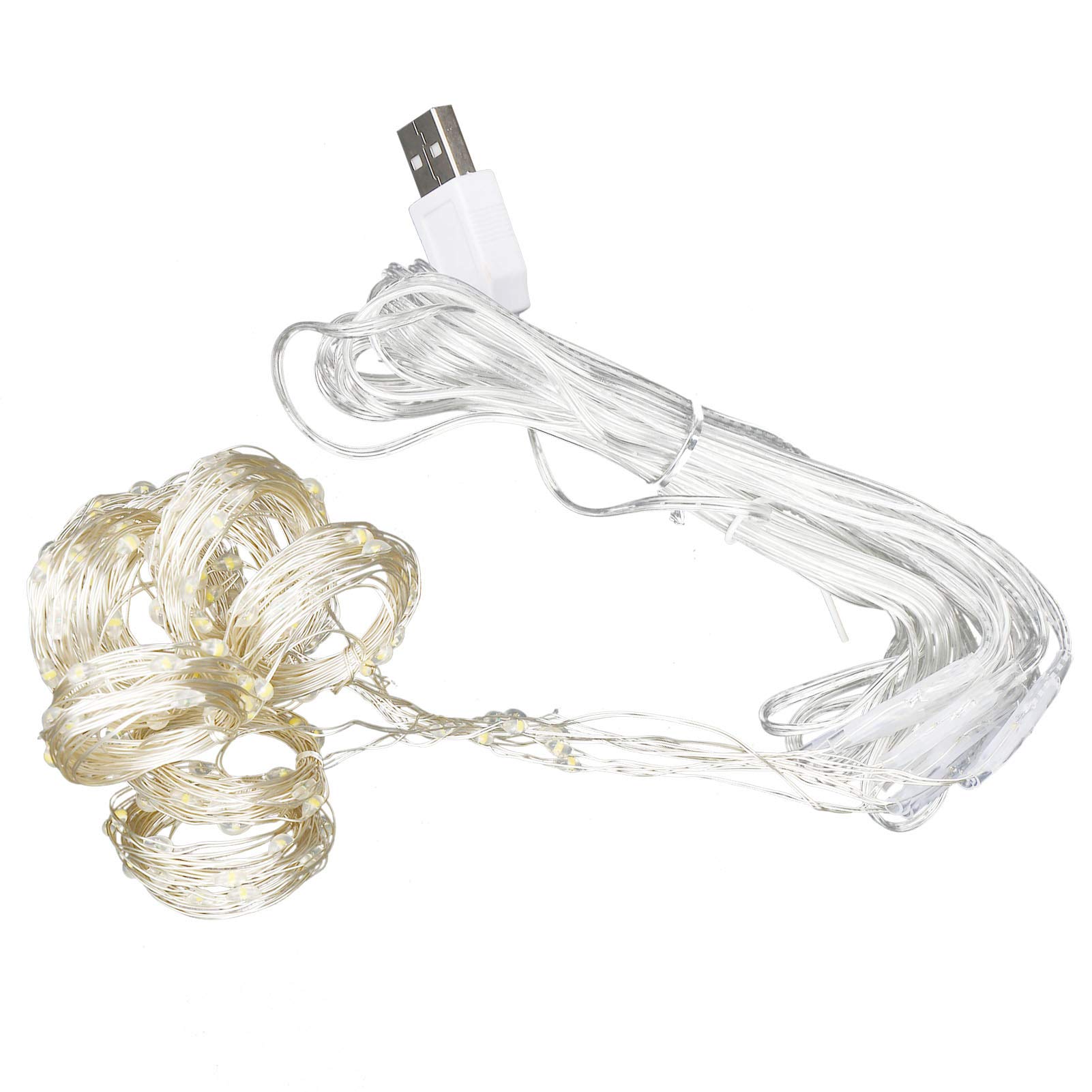 Copper Wire LED String Lights - USB Powered Fairy Lights for Parties, Valentine's Day, Christmas & Weddings - Perfect for Indoor/Outdoor Decor, Bedroom, Garden & Event Lighting