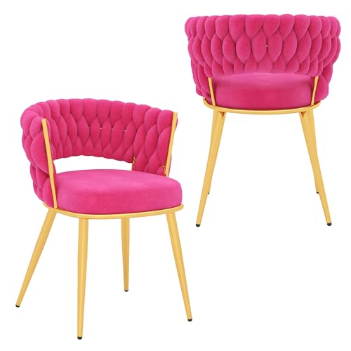 Hot Pink+gold Metal Legs