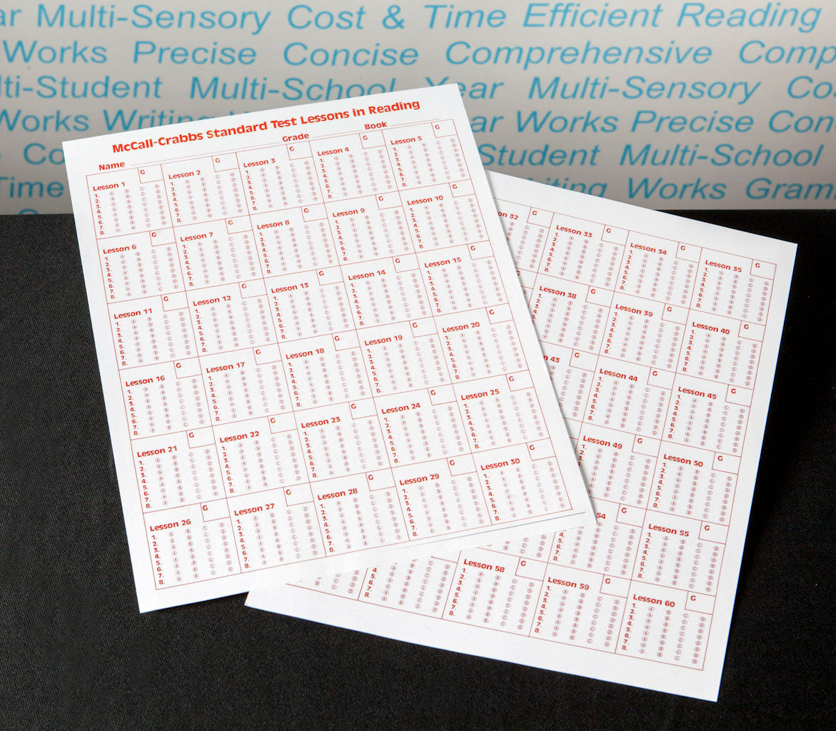 Scantron Answer Sheets - Pack of 6 | Standardized Test Forms for Exams & Surveys | Perfect for Schools, Universities & Professional Testing Centers