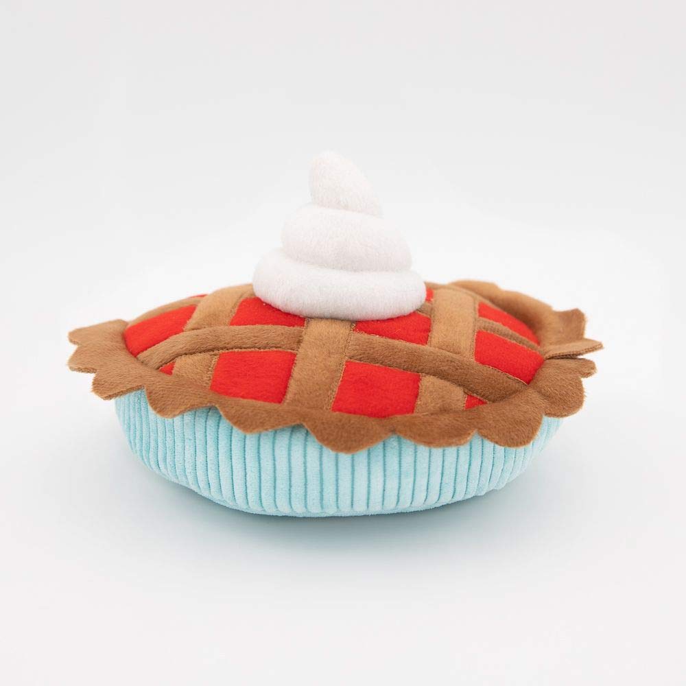 ZippyPaws Pumpkin Pie Plush Dog Toy - Soft & Durable Chew Toy for Small & Medium Dogs - Perfect for Playtime, Training & Cuddling