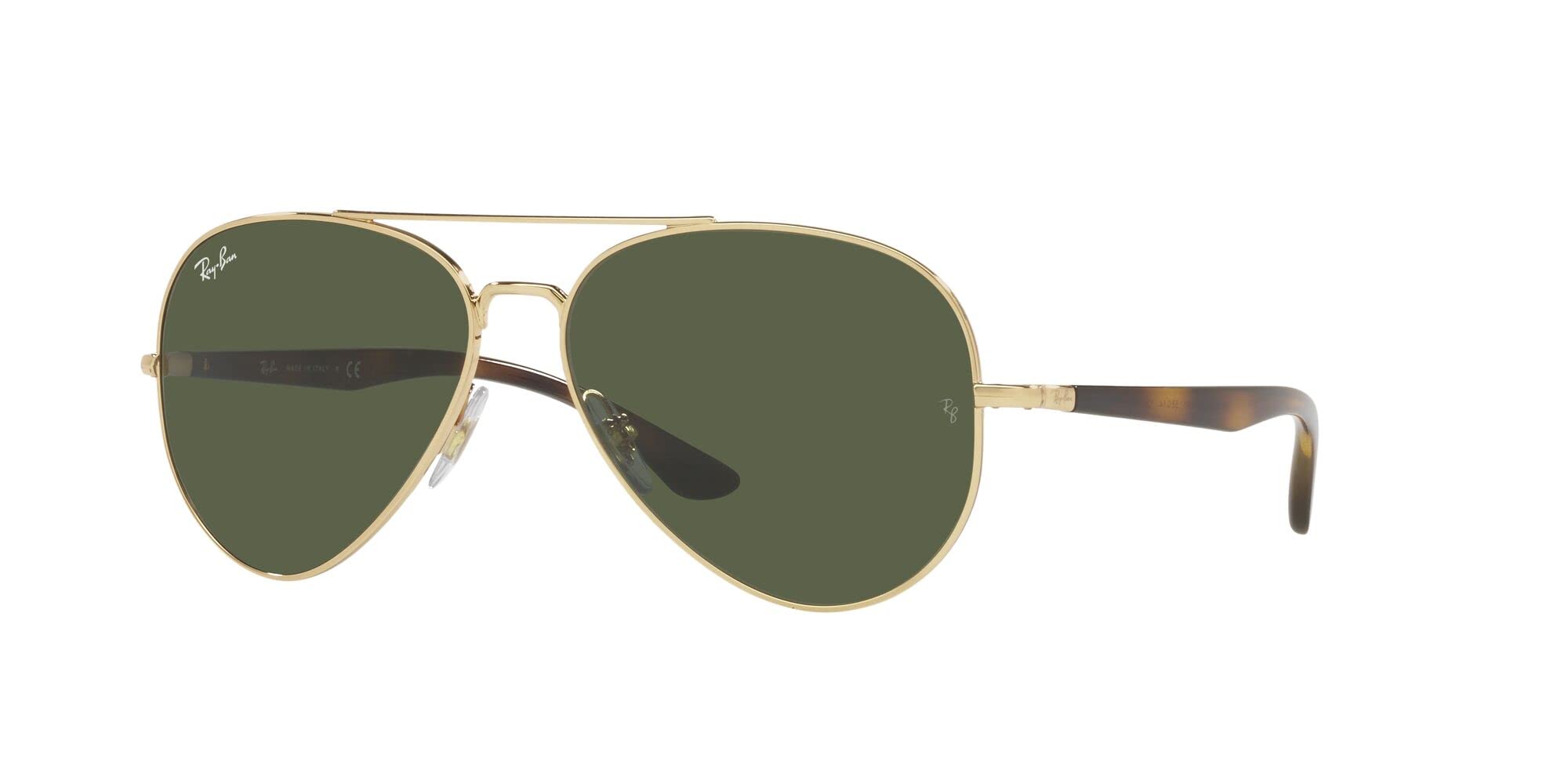 Ray-Ban RB3675 Classic Aviator Sunglasses for Men & Women - Polarized UV Protection - Stylish & Durable for Driving, Travel & Outdoor Activities