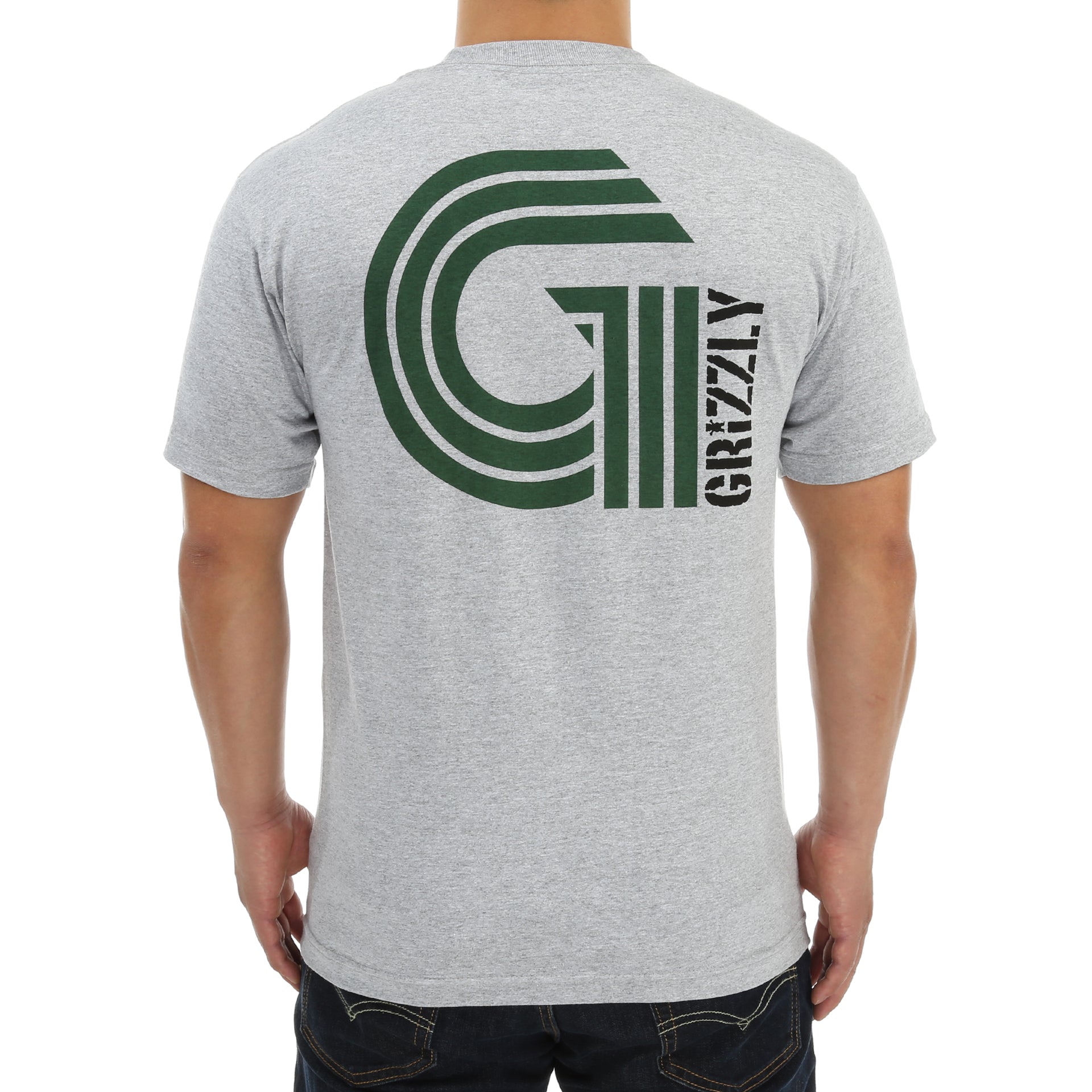 Grizzly Certified G Tee - Premium Cotton T-Shirt for Men & Women - Heather Grey - Comfortable Casual Wear for Everyday & Outdoor Activities