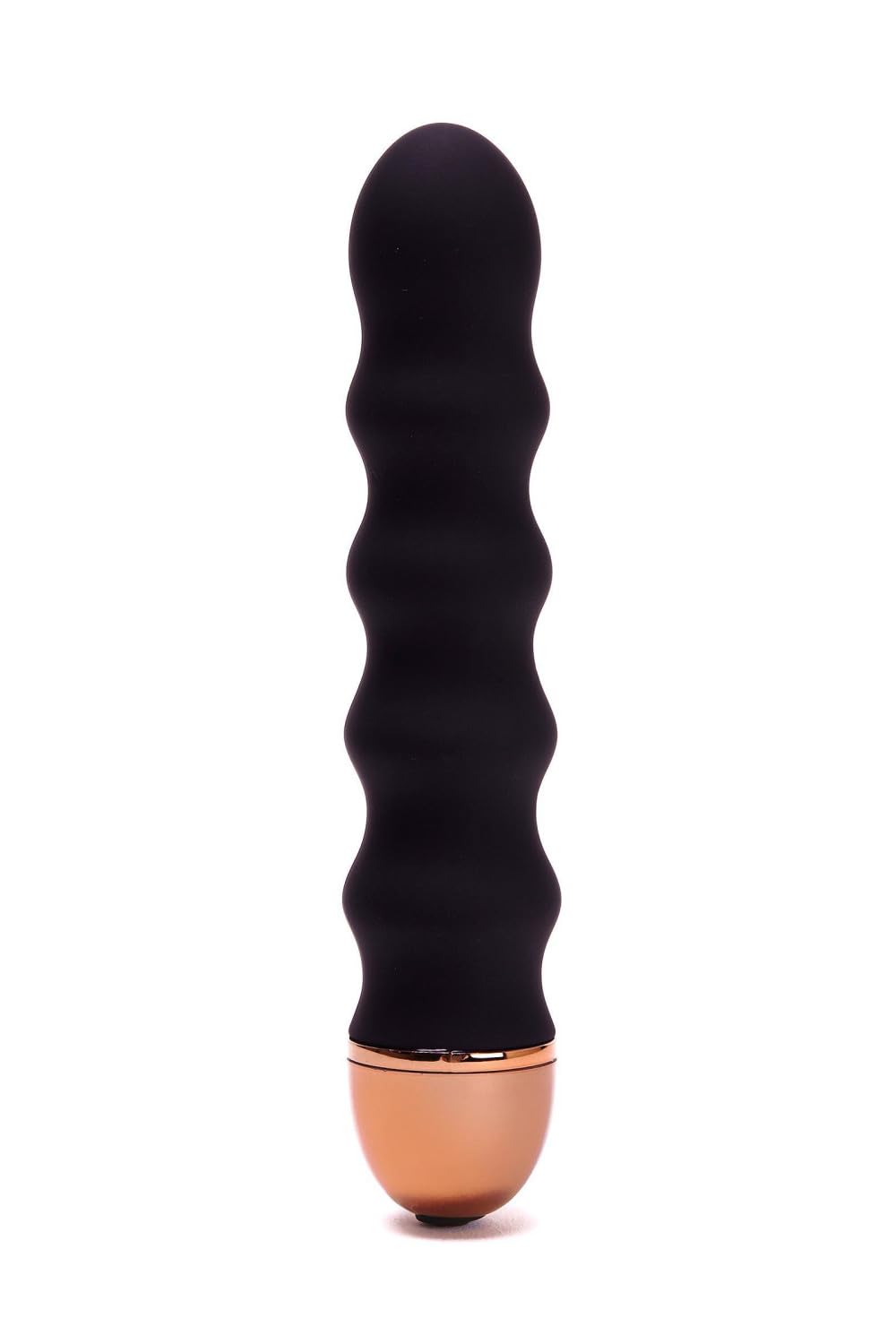 Ann Summers Ripple Silicone Vibrator - 7-Speed Rechargeable Adult Sex Toy for Women, Black & Gold, Waterproof & Body-Safe - Perfect for Solo Play & Couples Intimacy