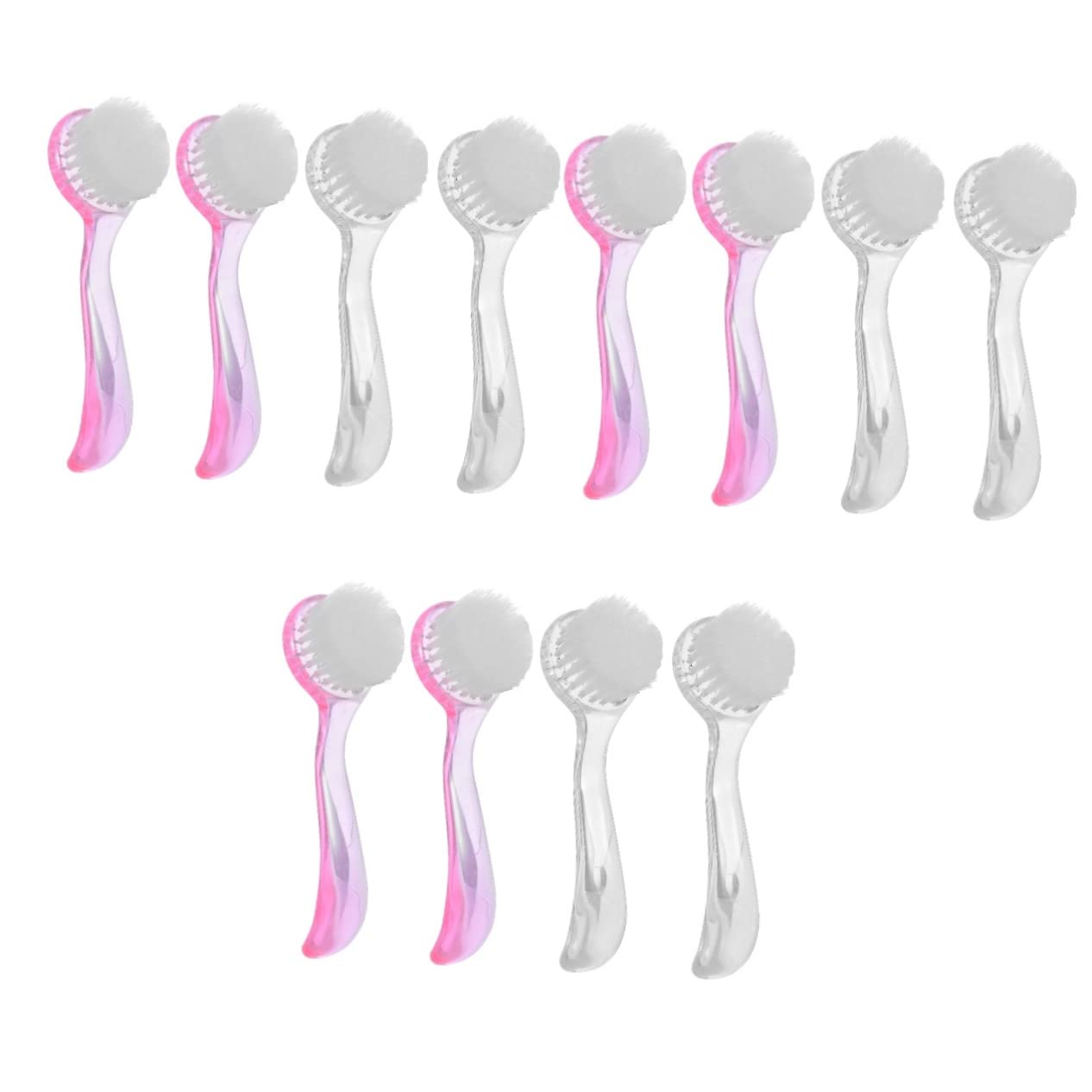 12 Pack Nail Brush Set - Dust Brush & Nail Scrubber for Acrylic Nails, Pedicure, Manicure & Nail Art Cleaning | Professional Nail Cleaner Brush for Salon, Home & Travel Use