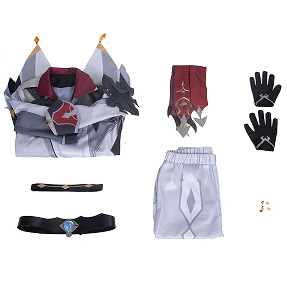 Genshin Impact Tartaglia Childe Cosplay Costume - Official Anime Game Character Outfit for Halloween, Conventions & Cosplay Events