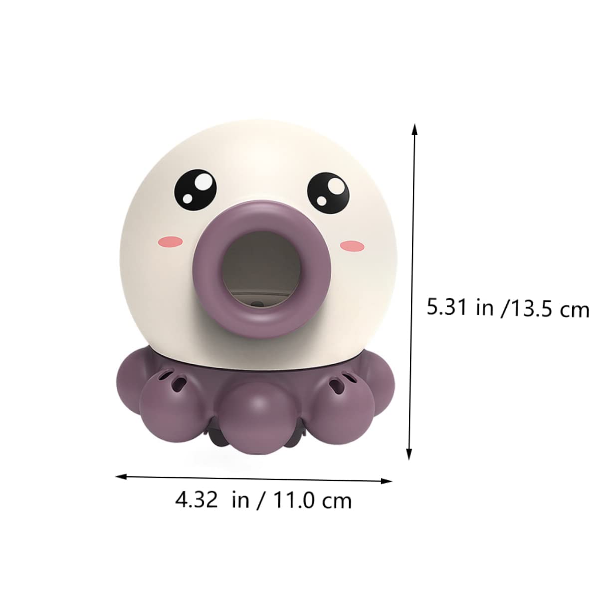 Totority 1-Piece Animal Bath Toys for Kids - Cartoon Plastic Bathtub & Swimming Pool Toys for Toddlers - Fun Water Play During Bath Time, Pool Parties & Beach Trips