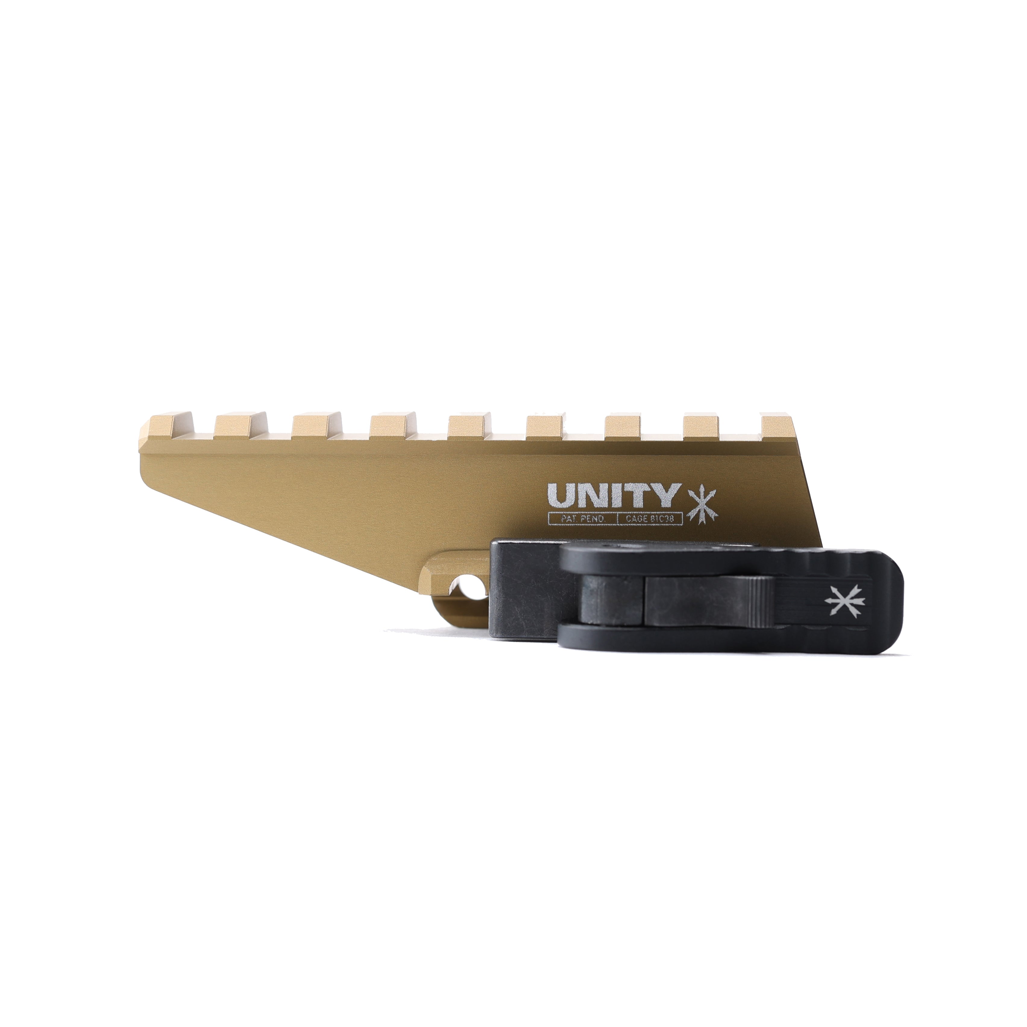 Unity Tactical FAST Absolute Riser - Premium Optic Mount for AR-15 & Picatinny Rails | Made in USA | Perfect for Tactical Shooting, Hunting & Long-Range Precision