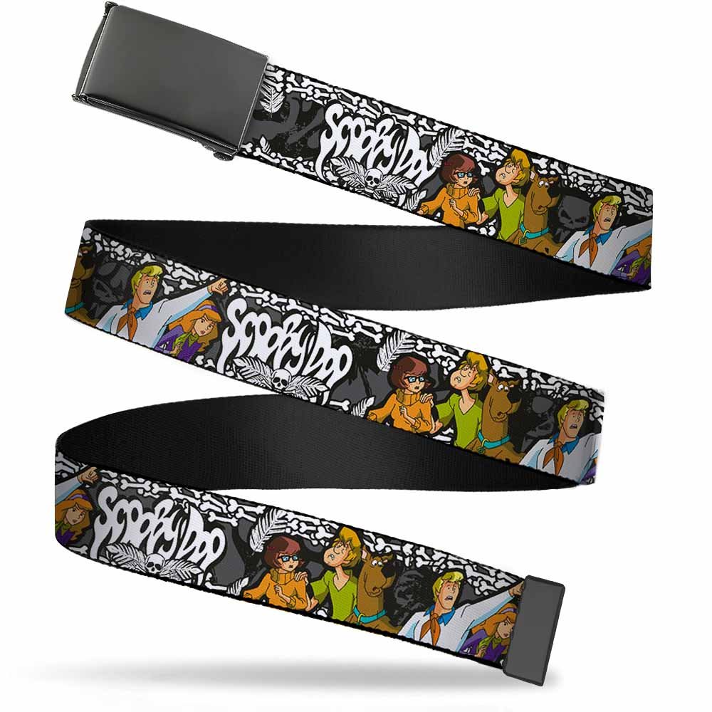Scooby Doo Web Belt with Adjustable Buckle - Cartoon Character Design for Cosplay & Halloween Costume Accessories - Perfect for Fans & Collectors