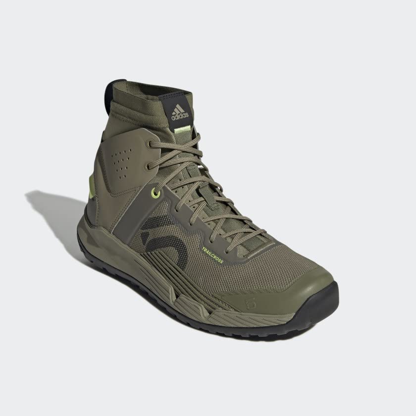 Five Ten Trail Cross Mid Pro Mountain Bike Shoes - Durable & Comfortable MTB Shoes for Trail Riding & Cycling Adventures - Perfect for Off-Road Biking & Outdoor Sports