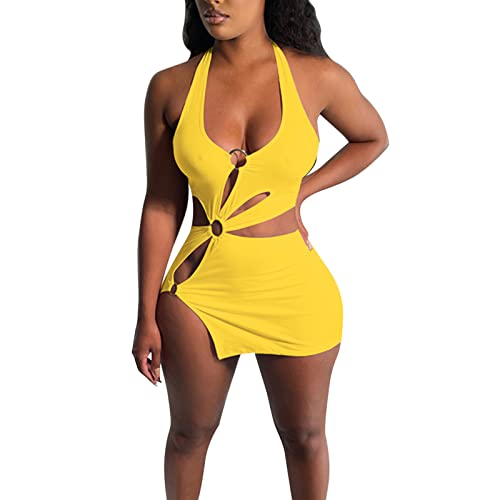 Women's Summer Casual Spaghetti Strap Maxi Dress with Pockets | Flowy Beach Dress for Vacation, Party & Everyday Wear