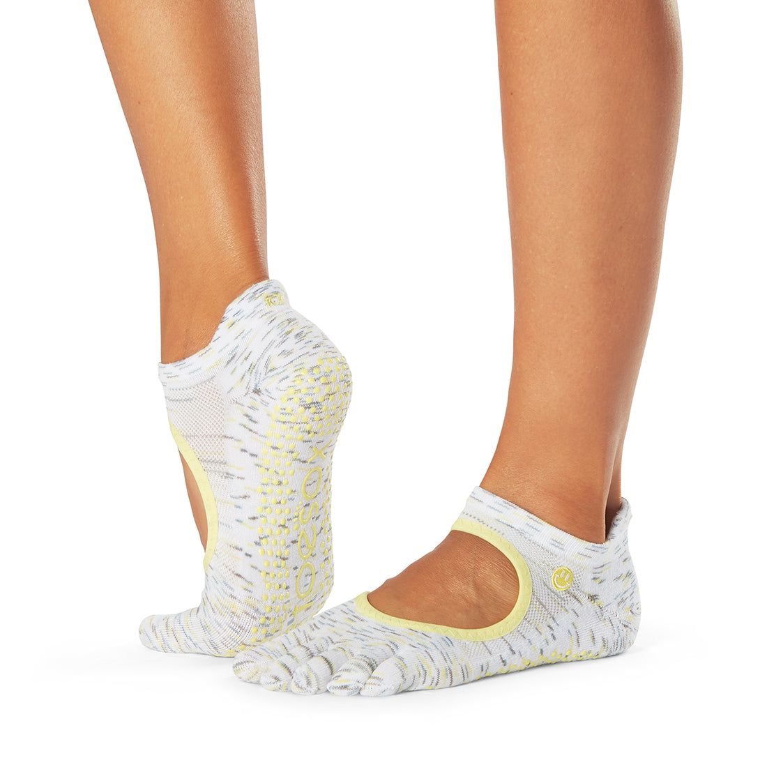 ToeSox Bellarina Grip Socks - Non-Slip Yoga Socks for Ballet, Pilates & Dance - Fall Collection 2023 - Perfect for Studio Workouts & Barre Classes