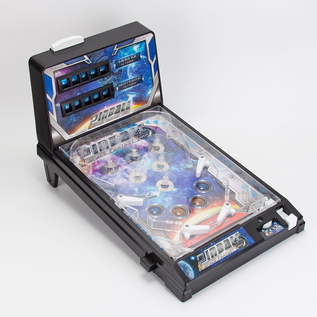 LOCHE Pinball Machine - Electronic Tabletop Arcade Game for Adults & Kids, Retro Plug-in Pinball for Home, Office & Party Fun - Perfect for Game Nights, Gifts & Entertainment