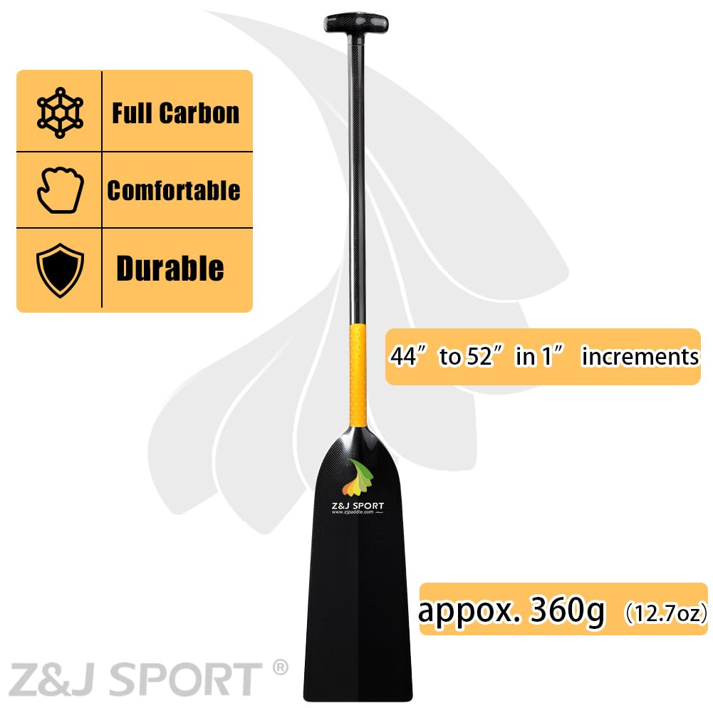 Premium Carbon Fiber Dragon Boat Paddle - IDBF Approved with Anti-Slip T-Grip & Waterline Storm Design | Competition & Training Paddle for Dragon Boat Teams | Perfect for Races, Practice & Water Sports