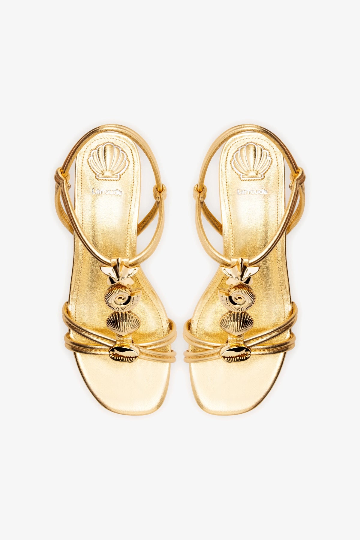 Stylish Shelly Flat Sandal in Gold Metallic Leather - Perfect for Summer Outfits, Beach Vacations & Casual Wear
