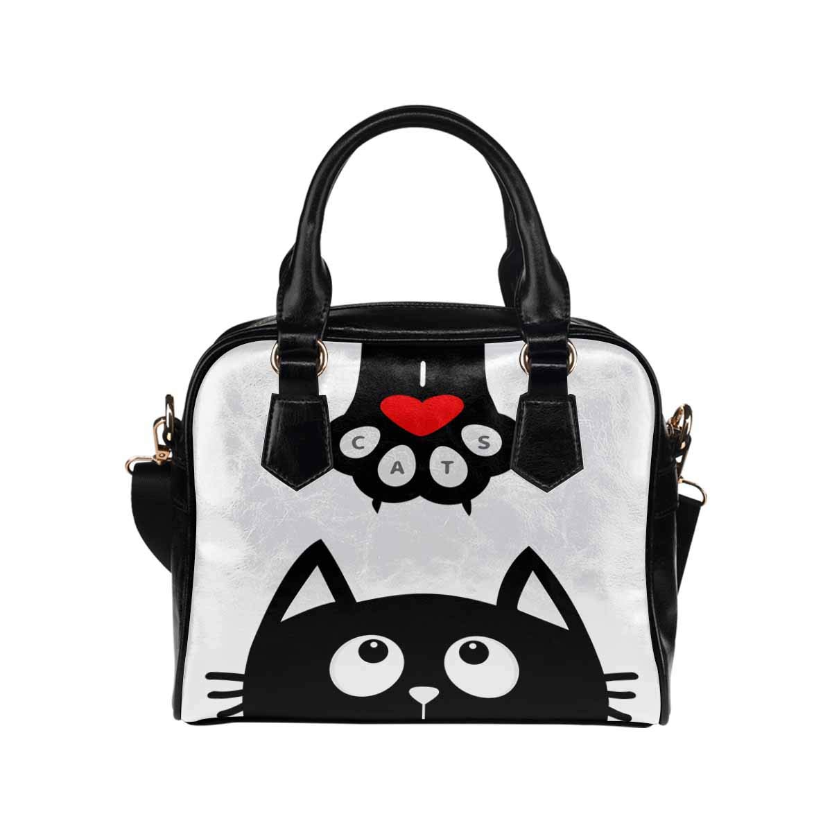 Stylish Black & White PU Leather Crossbody Shoulder Bag for Women & Girls - Perfect for Work, Travel, and Everyday Use