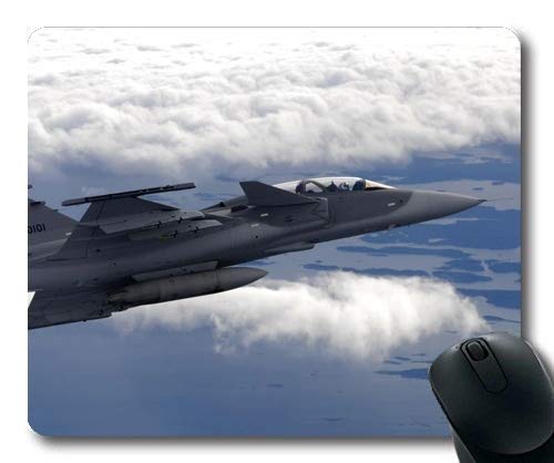 High-Performance Fighter Plane Gaming Mouse Pad - Non-Slip, Stitched Edges for PC & Console Gamers - Perfect for FPS, MOBA & Flight Simulation Games