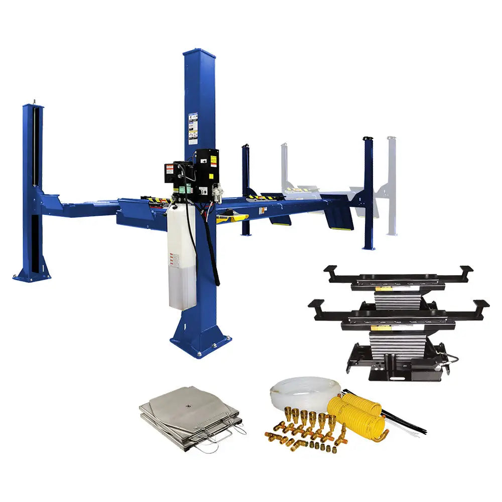 Challenger AR4115XAO Extended Length 4-Post Open End Wheel Alignment Package (15,000 lbs Capacity) - Perfect for Truck and Heavy-Duty Vehicle Maintenance & Repair Shops