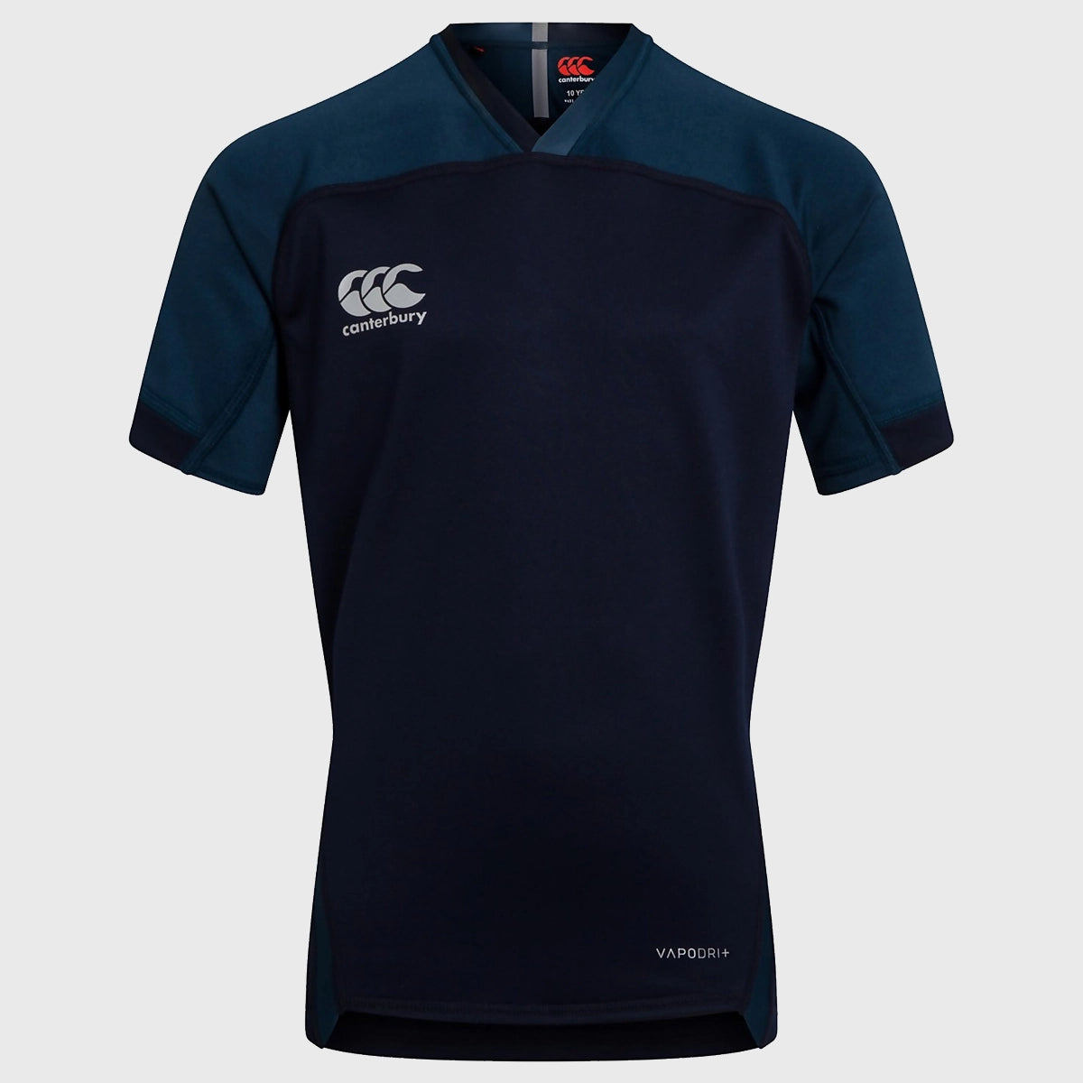 Canterbury Kids Evader Rugby Training Jersey - Navy Blue Youth Rugby Shirt for Boys & Girls - Perfect for Practice, Games & Team Sports